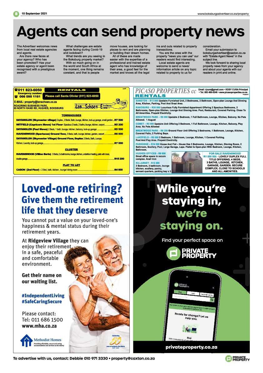 Boksburg Advertiser 10 September 2021 page 8