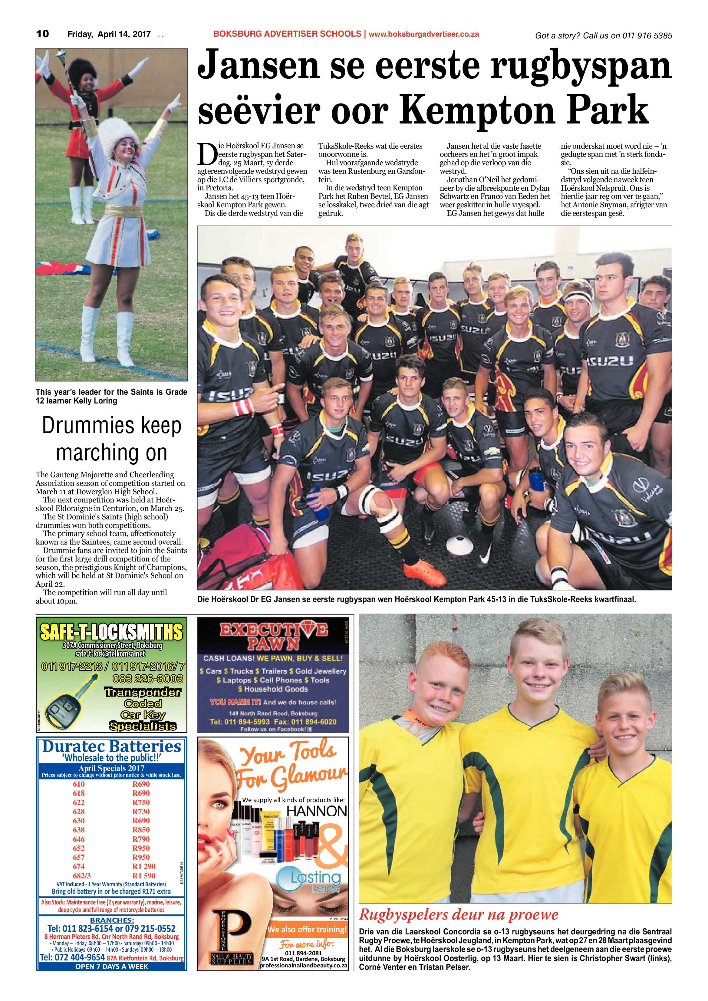 Boksburg Advertiser 11 April 2017 page 10
