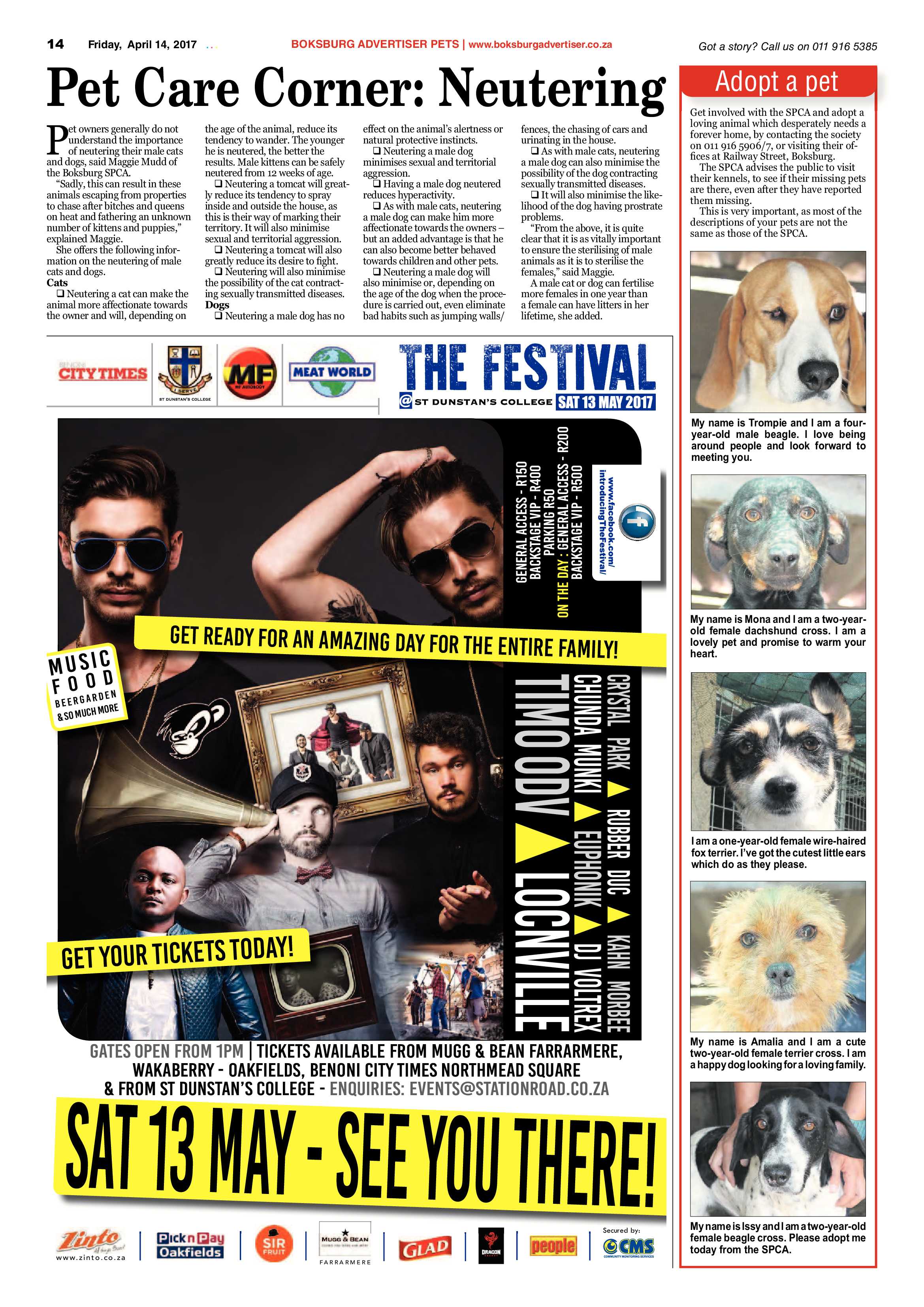 Boksburg Advertiser 11 April 2017 page 14