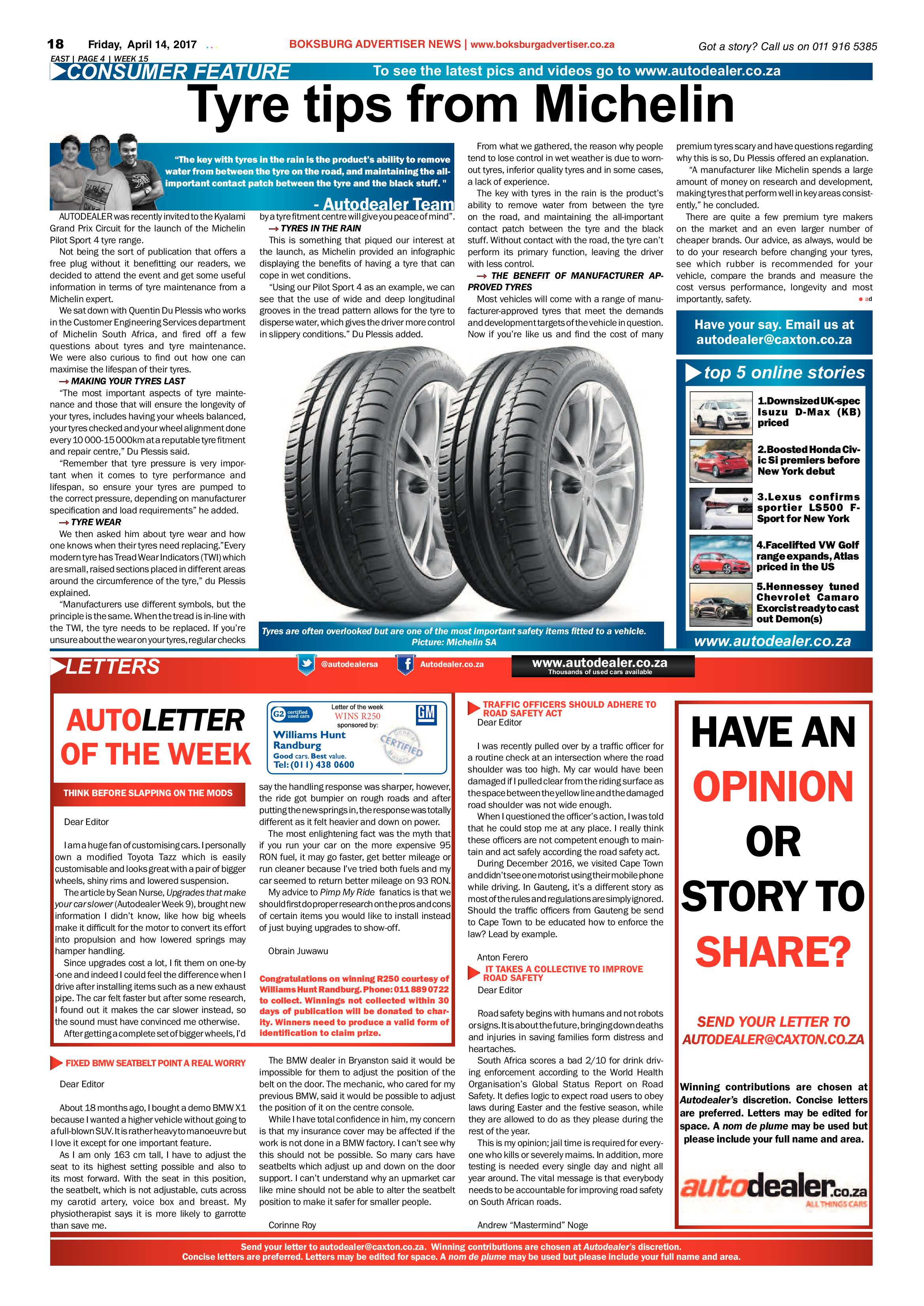 Boksburg Advertiser 11 April 2017 page 18