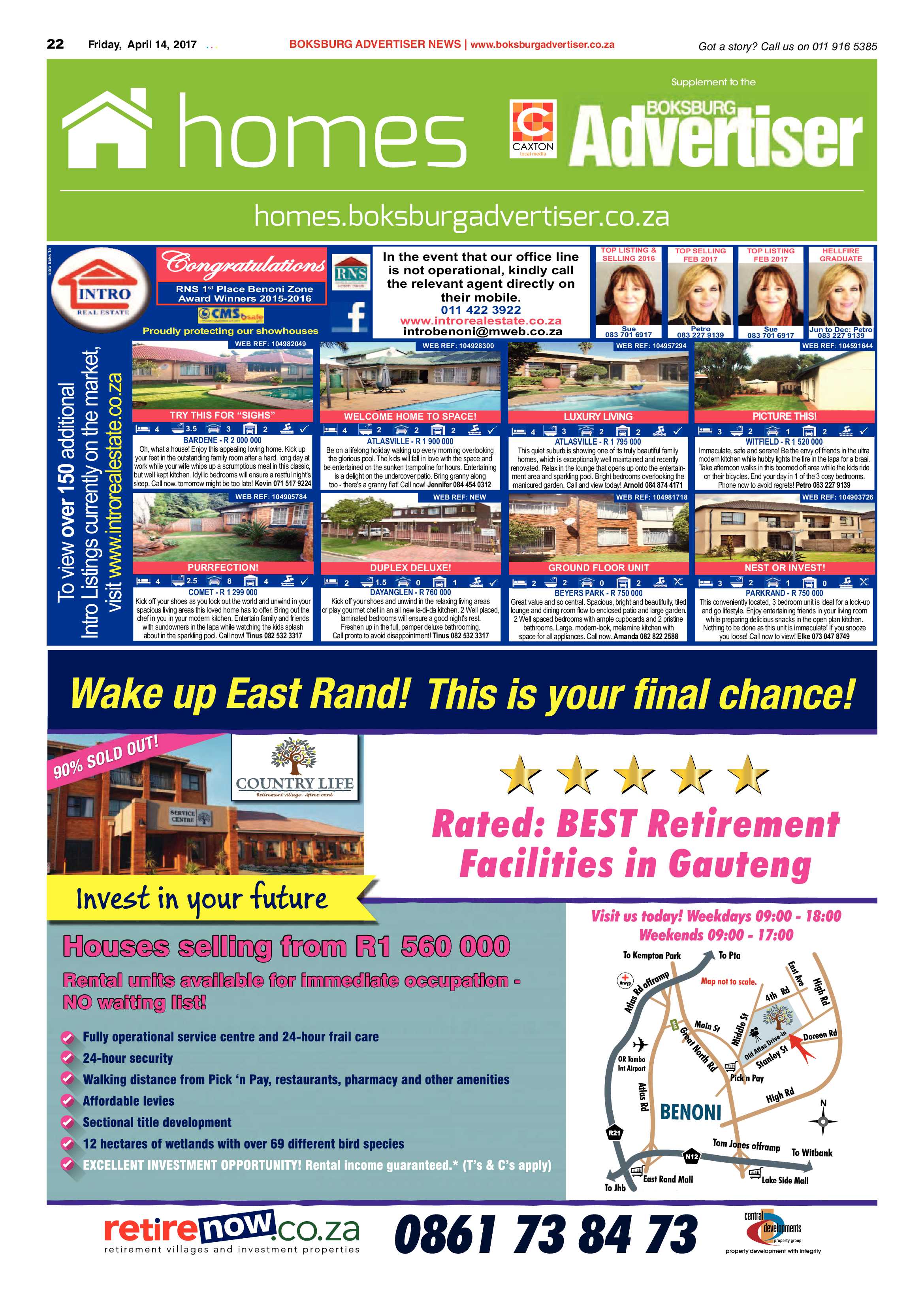 Boksburg Advertiser 11 April 2017 page 22