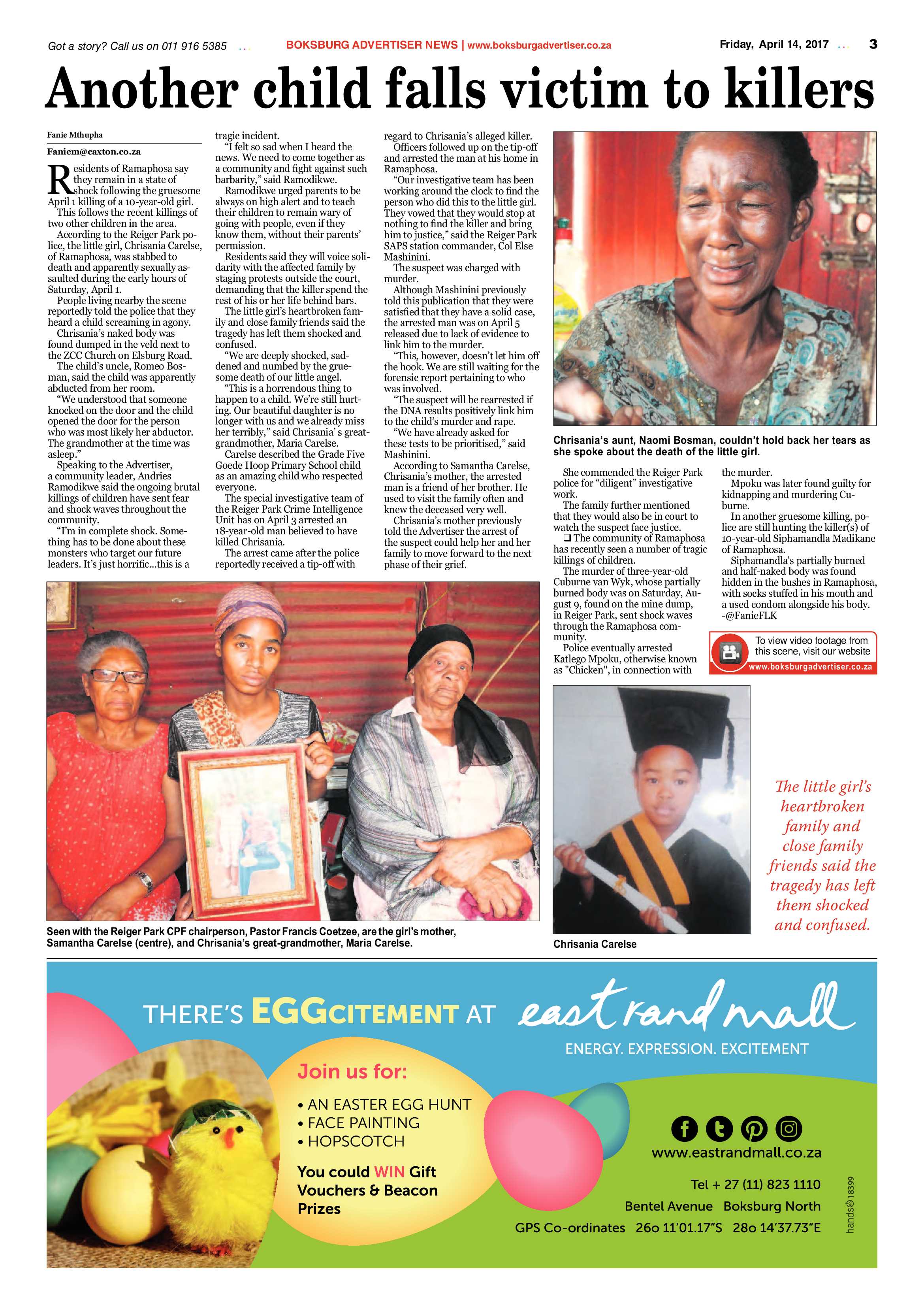 Boksburg Advertiser 11 April 2017 page 3
