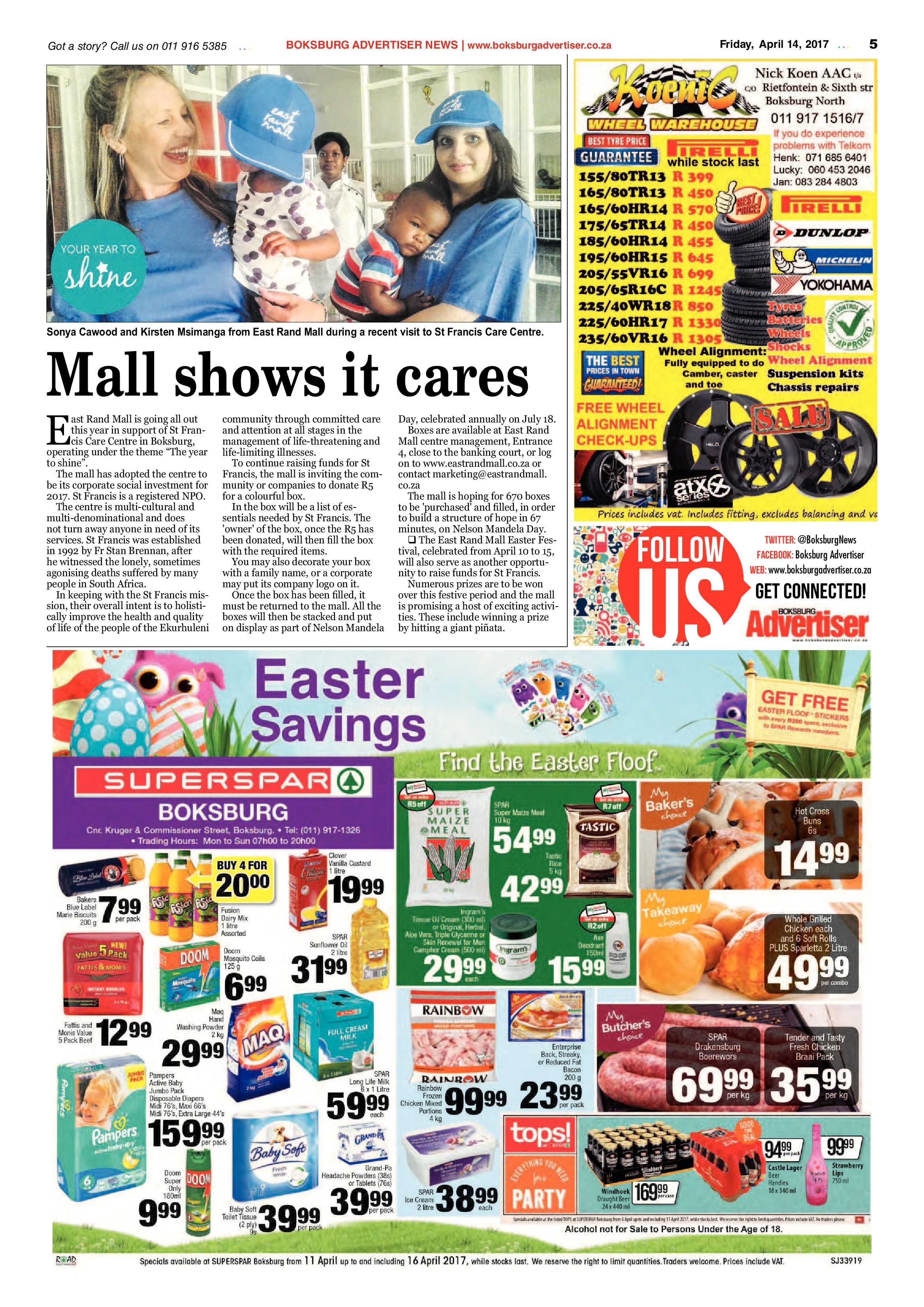 Boksburg Advertiser 11 April 2017 page 5