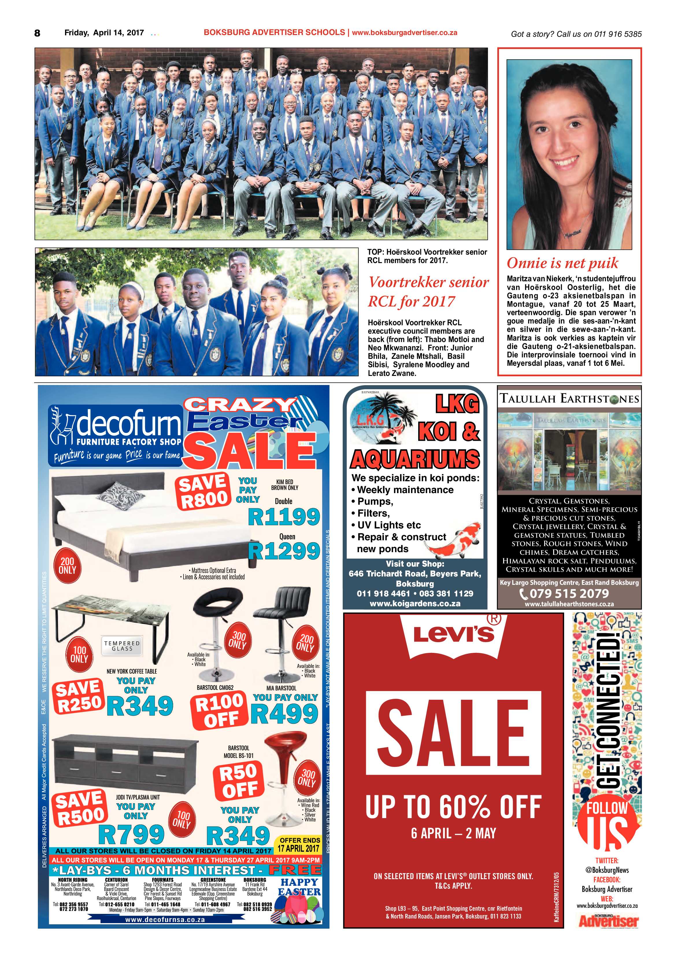 Boksburg Advertiser 11 April 2017 page 8