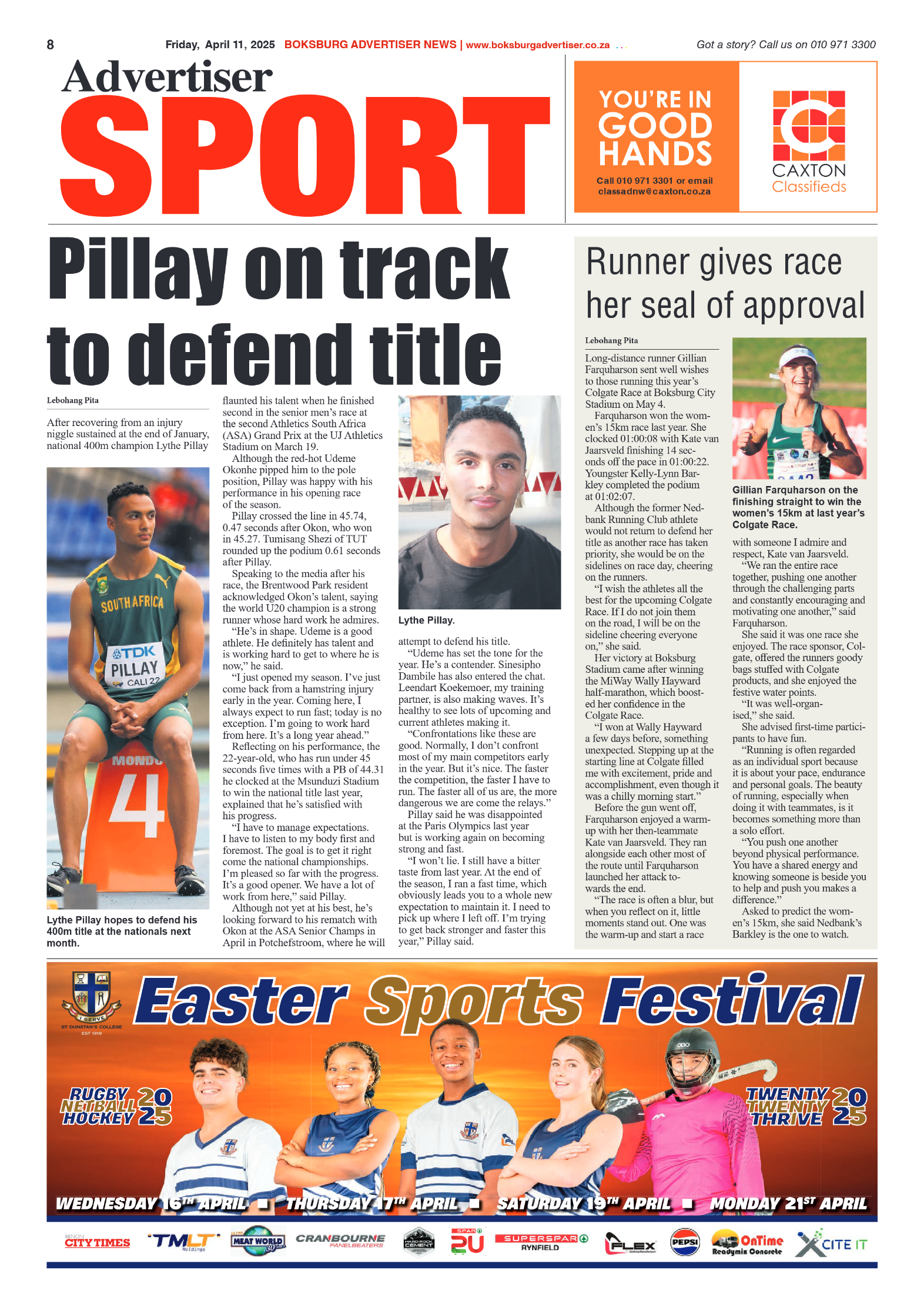 Boksburg Advertiser 11 April 2025 page 10
