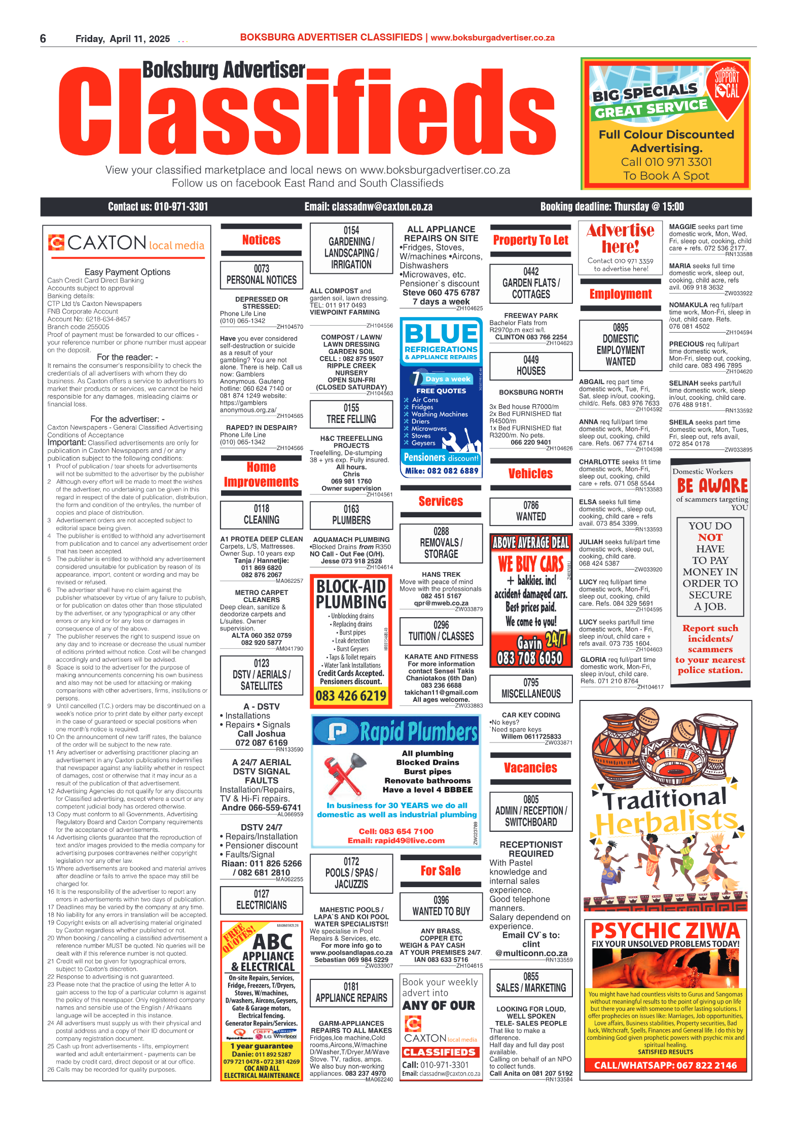 Boksburg Advertiser 11 April 2025 page 8