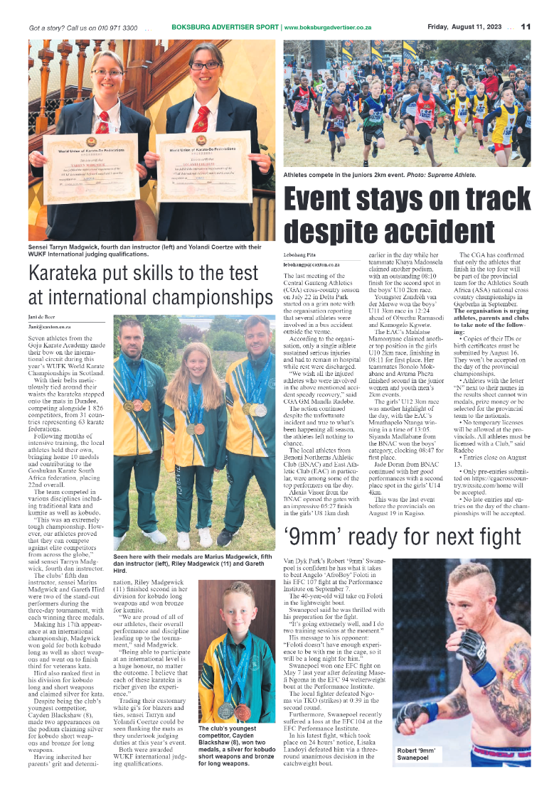 Boksburg Advertiser 11 August 2023 page 11