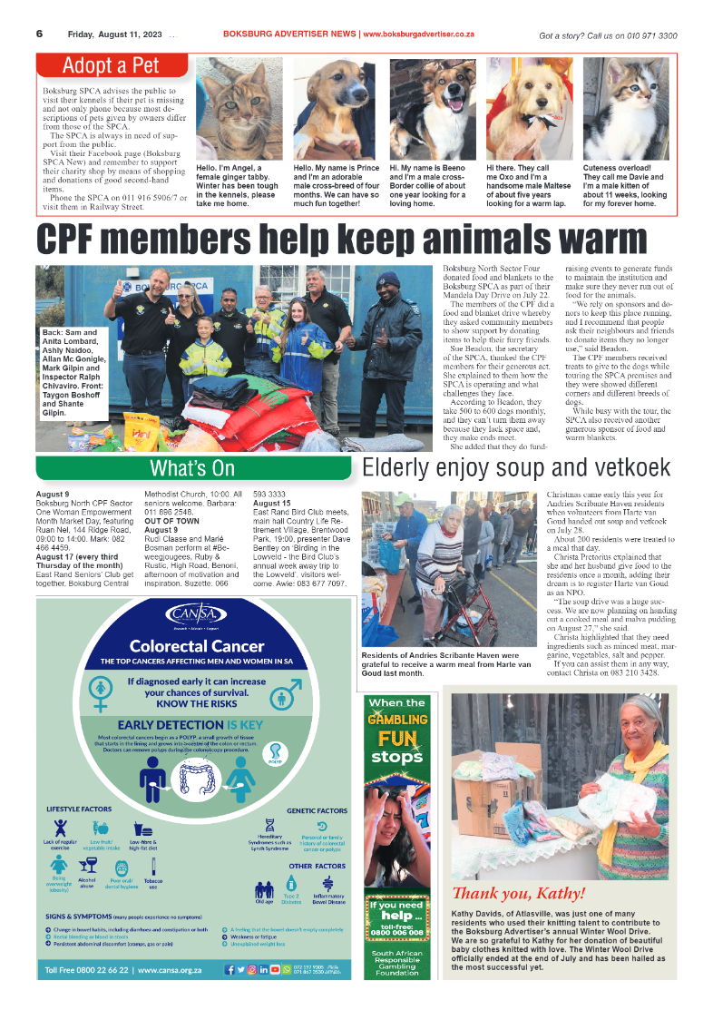 Boksburg Advertiser 11 August 2023 page 6