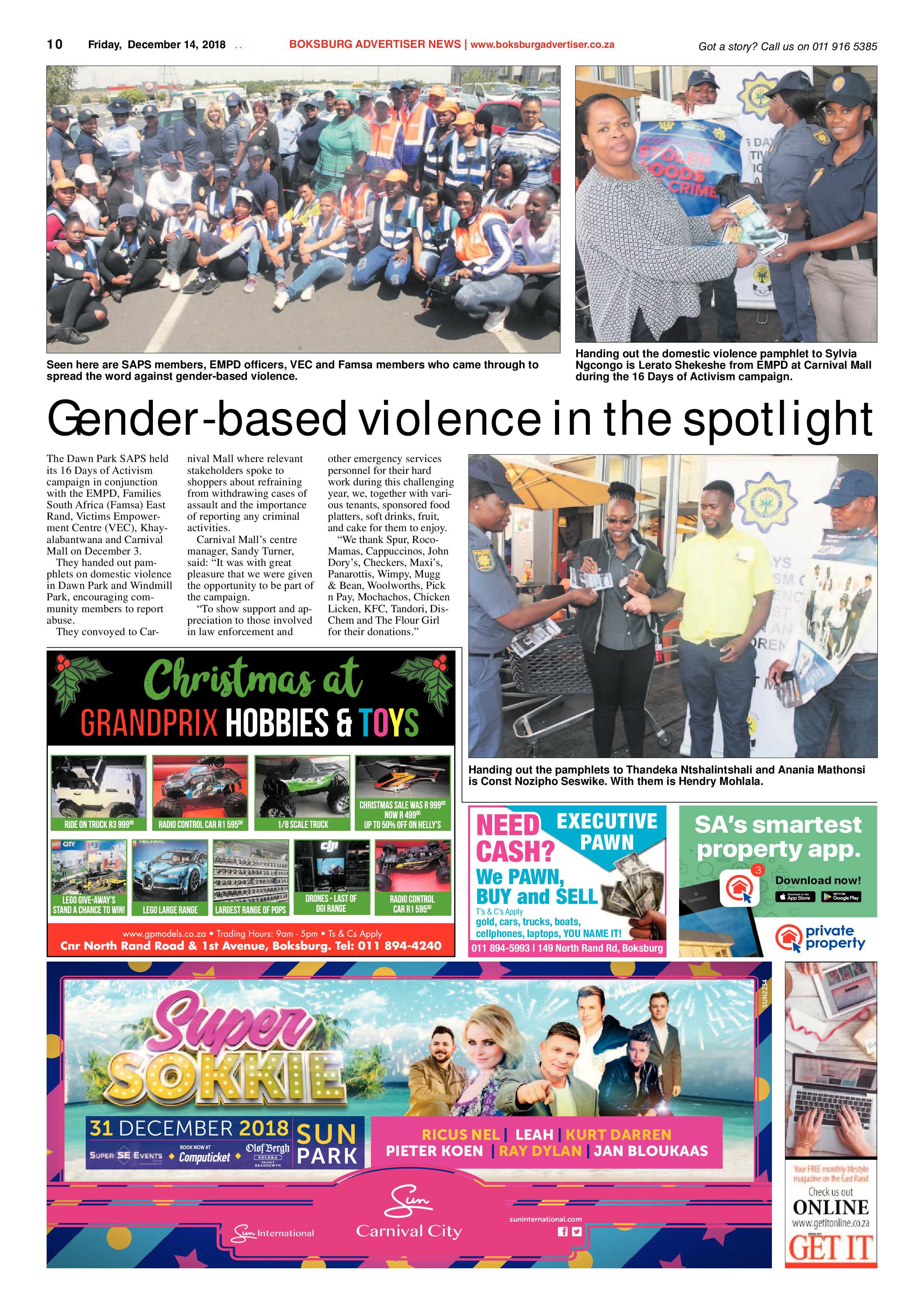 Boksburg Advertiser 11 December 2018 page 10