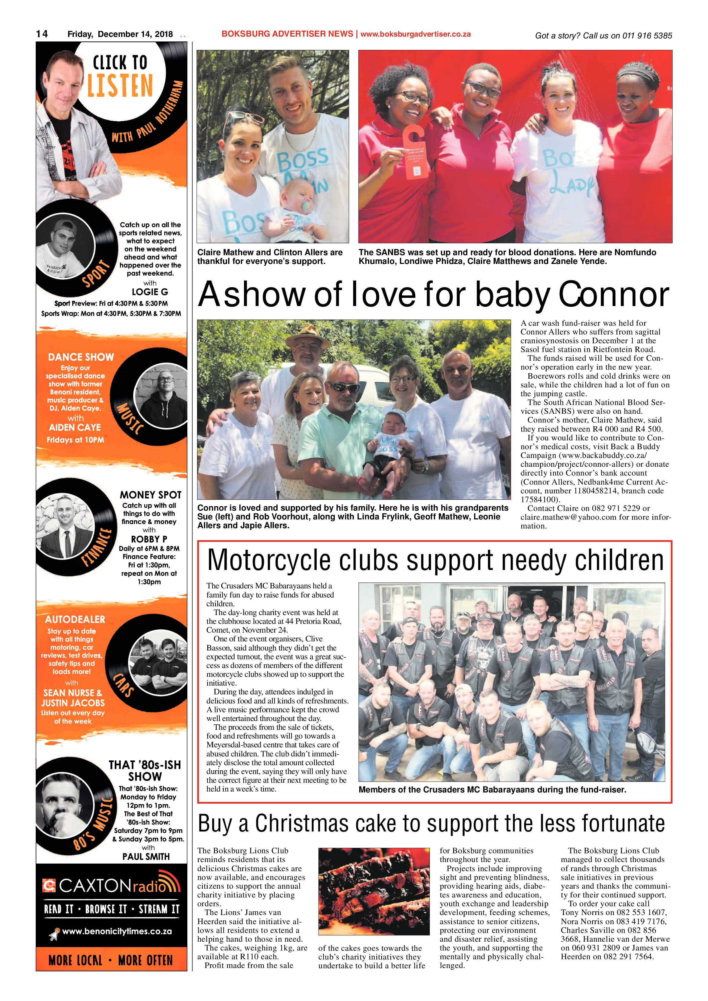 Boksburg Advertiser 11 December 2018 page 14