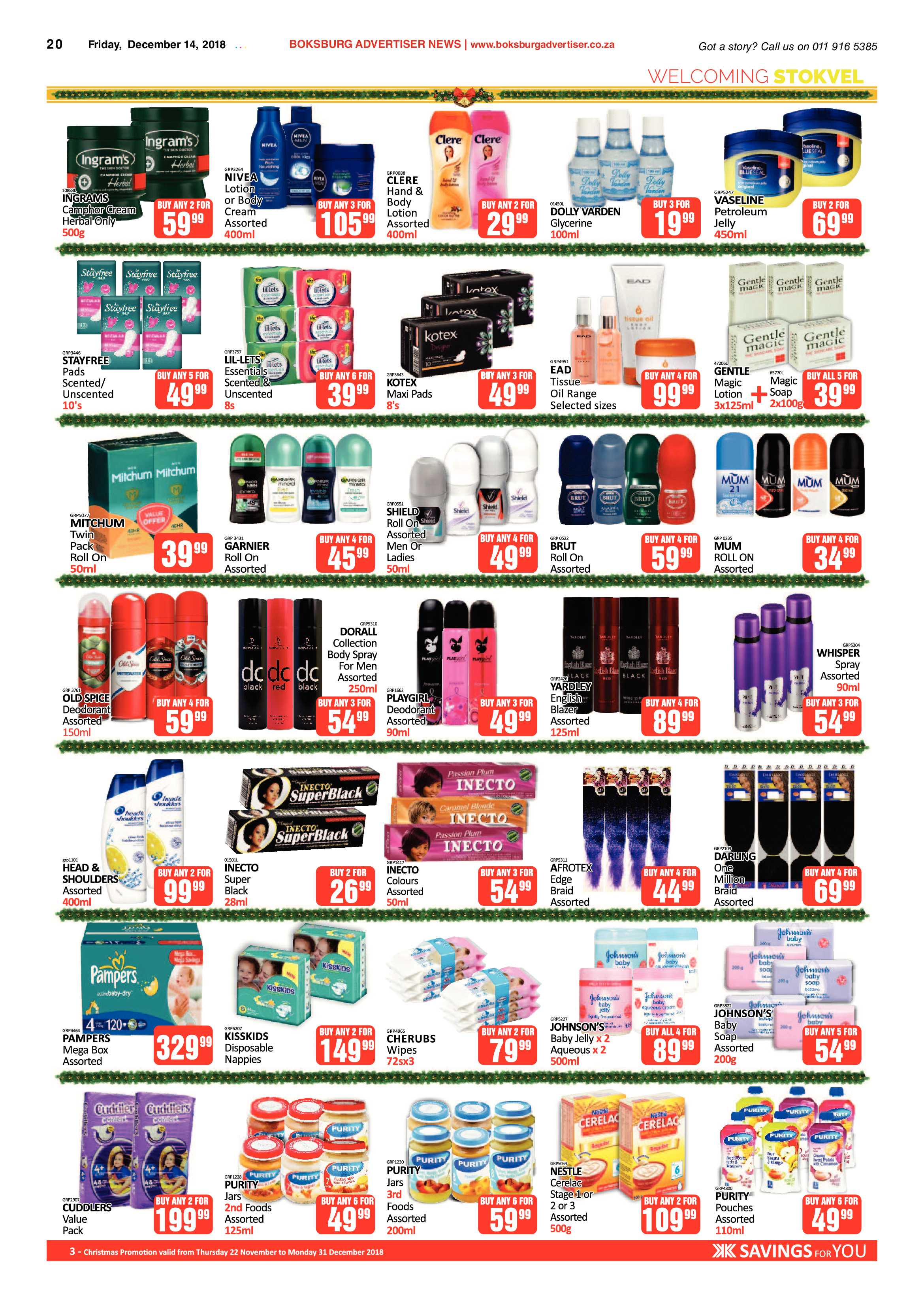 Boksburg Advertiser 11 December 2018 page 20