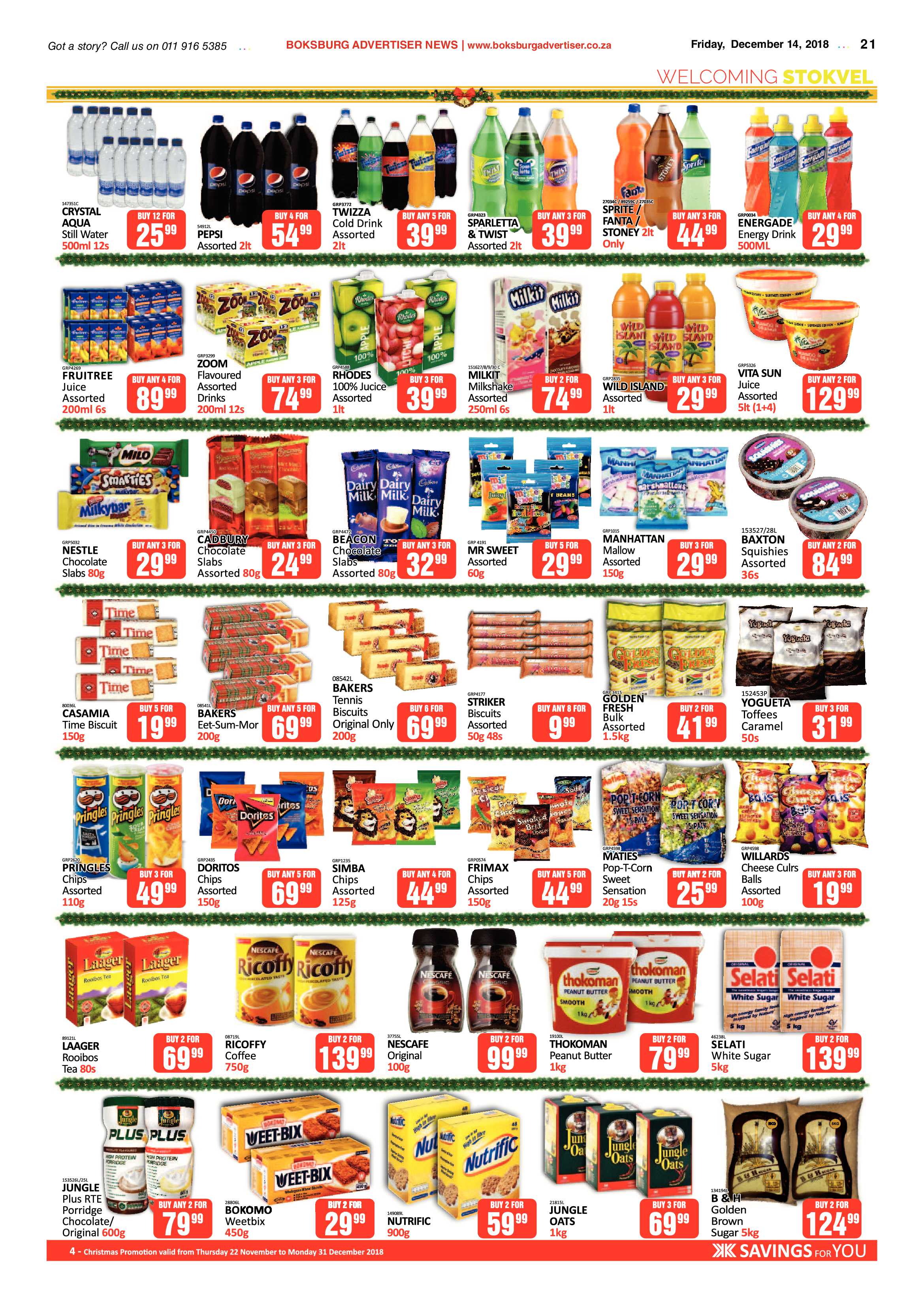 Boksburg Advertiser 11 December 2018 page 21