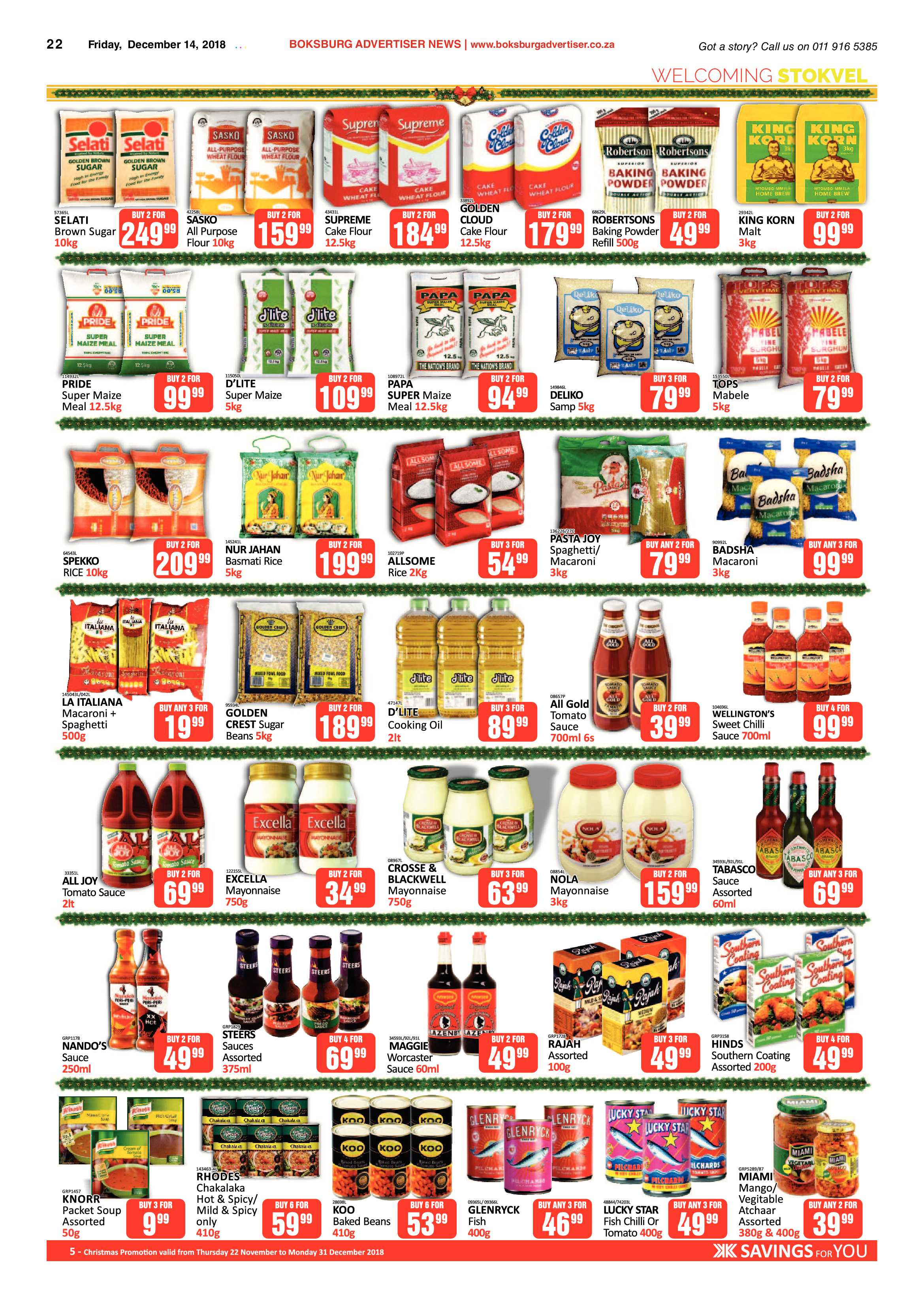 Boksburg Advertiser 11 December 2018 page 22