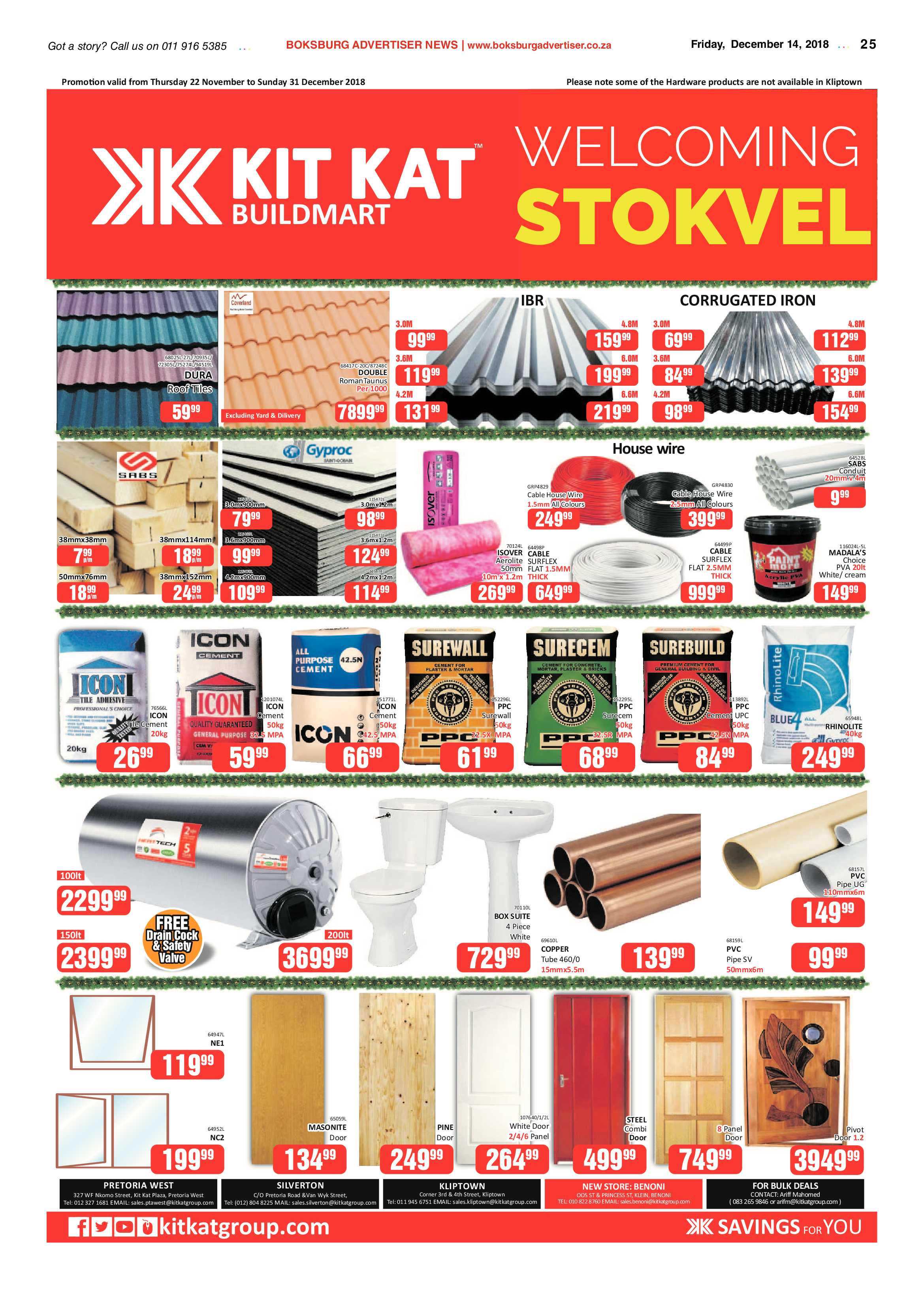 Boksburg Advertiser 11 December 2018 page 25