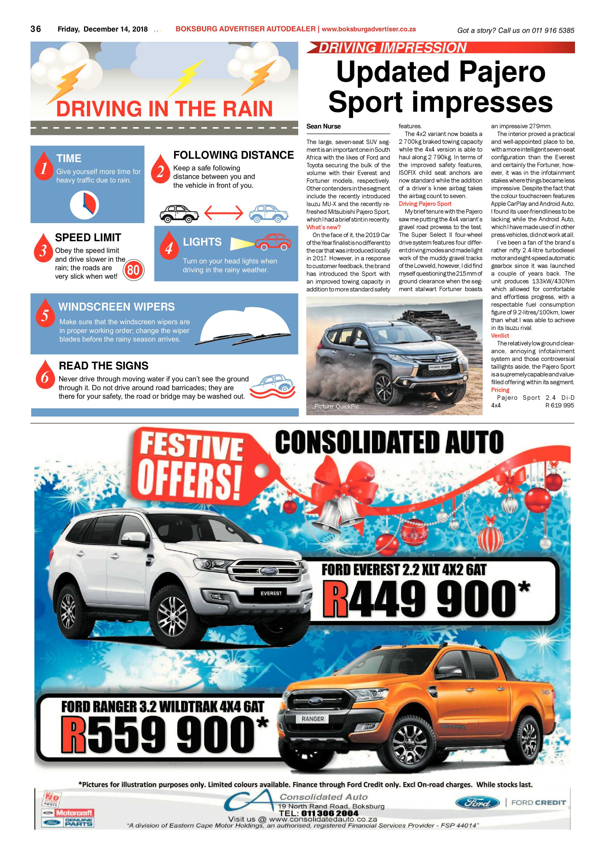 Boksburg Advertiser 11 December 2018 page 36