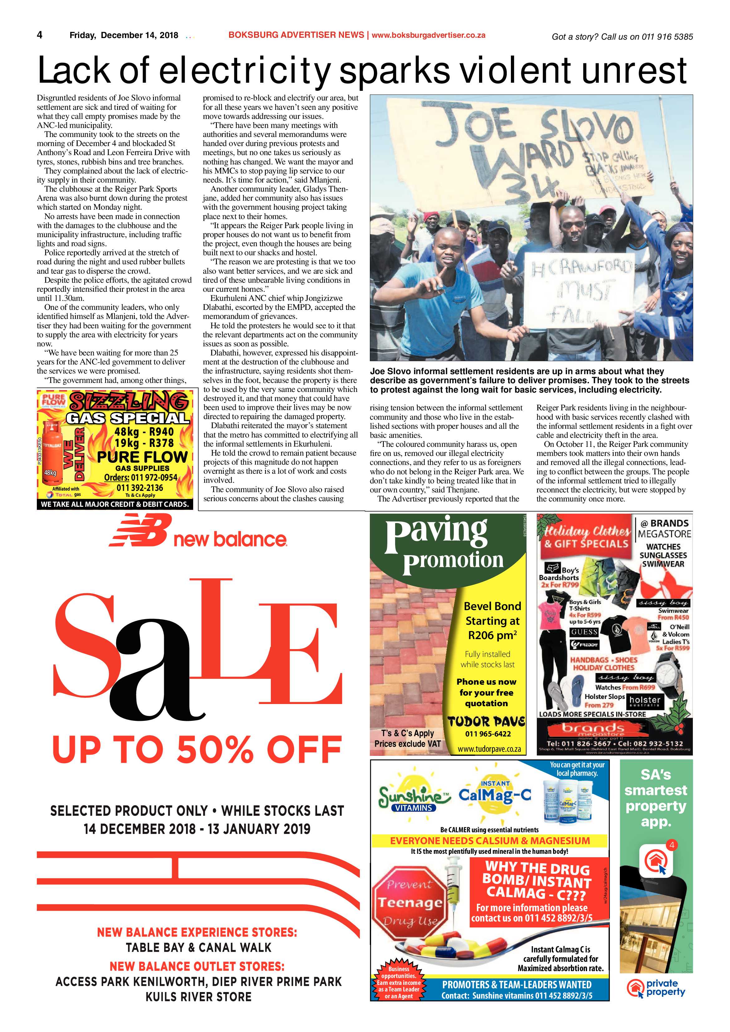 Boksburg Advertiser 11 December 2018 page 4