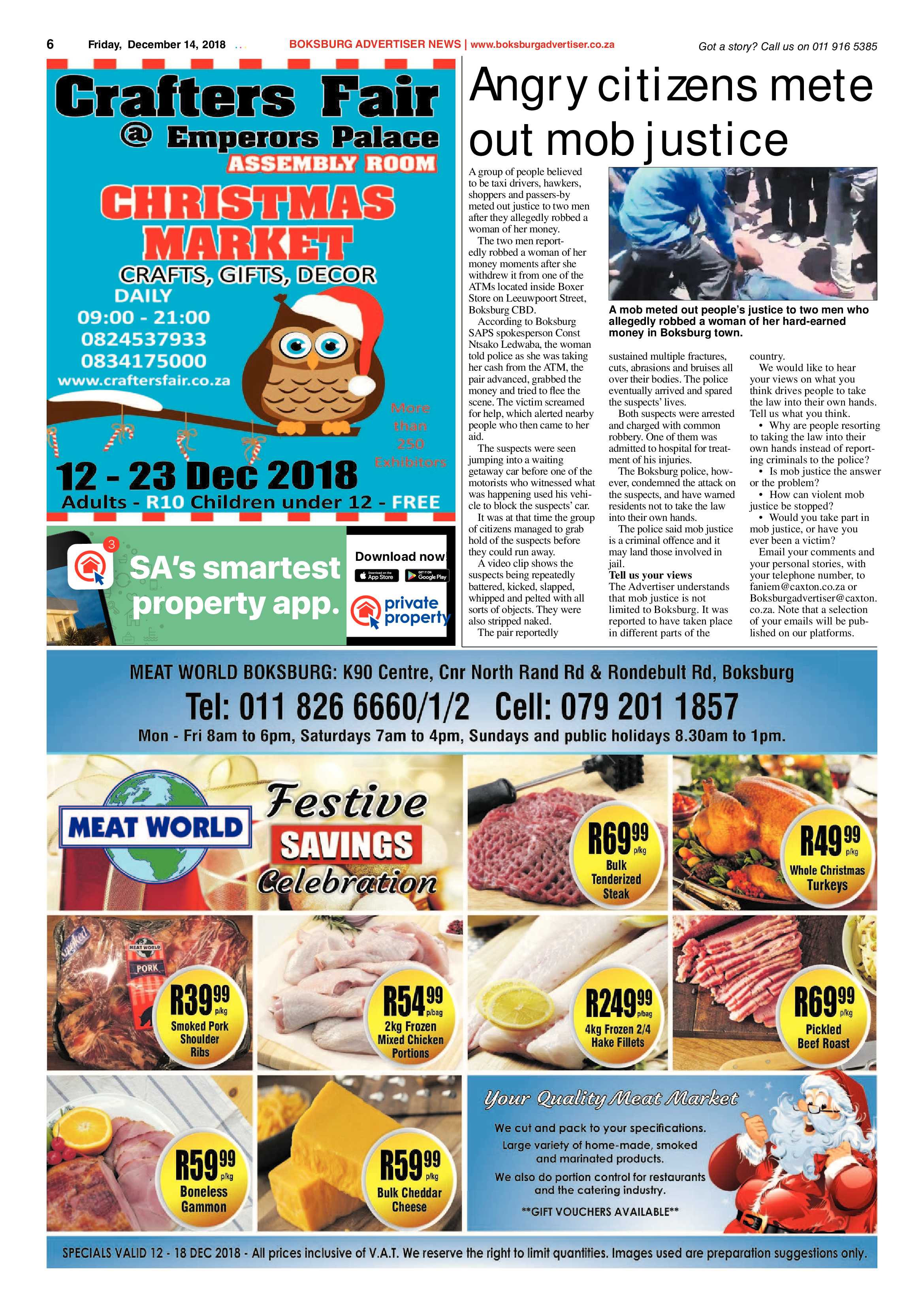 Boksburg Advertiser 11 December 2018 page 6