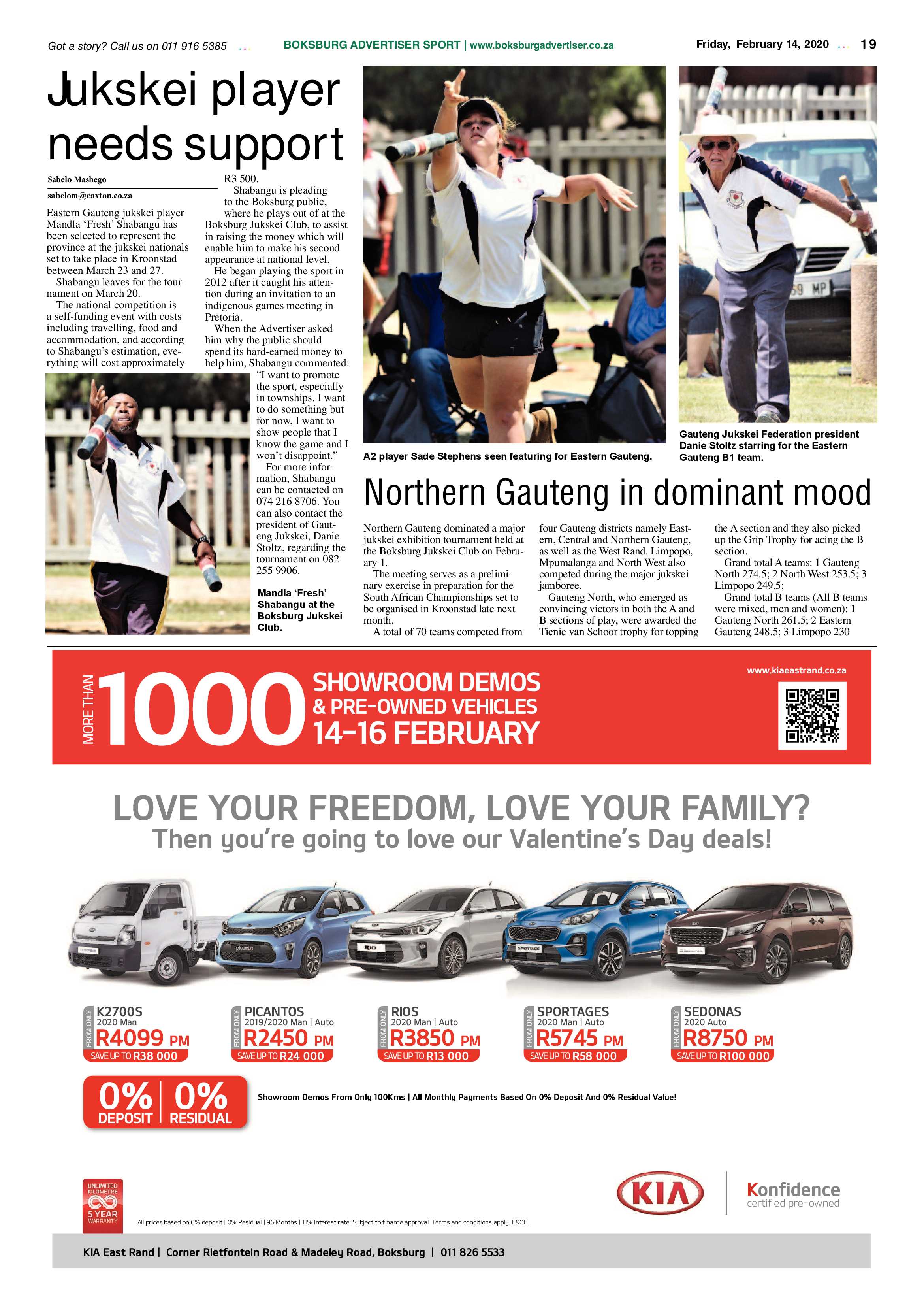Boksburg Advertiser 11 February 2020 page 19