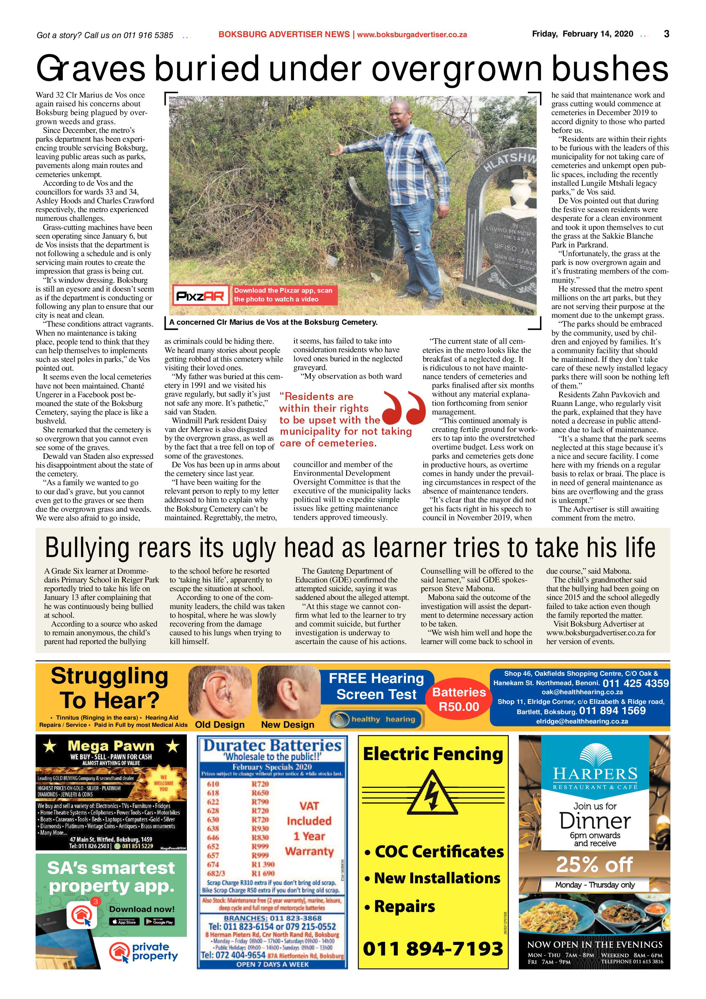 Boksburg Advertiser 11 February 2020 page 3