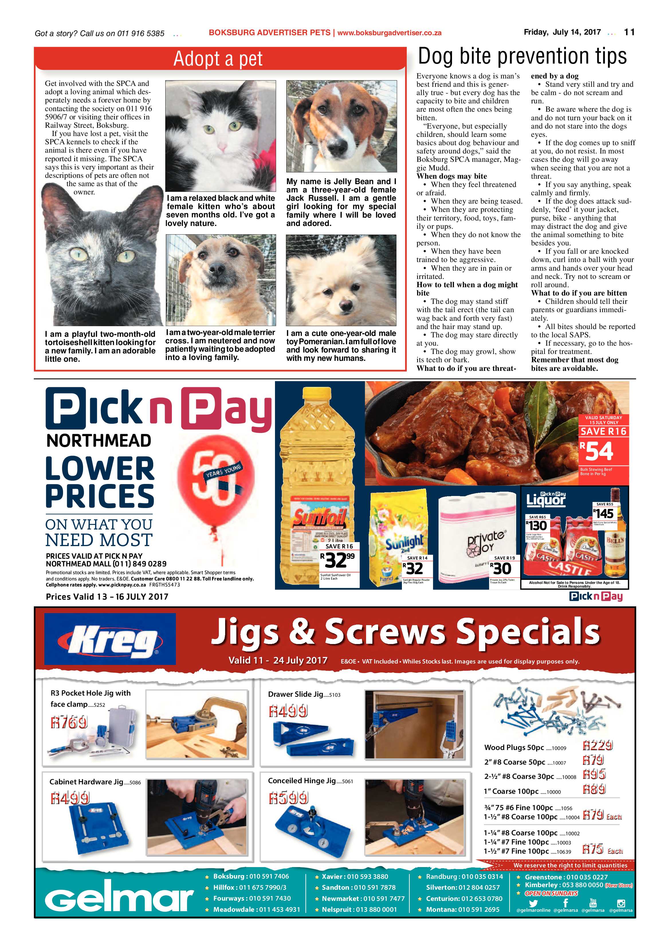 Boksburg Advertiser 11 July 2017 page 11