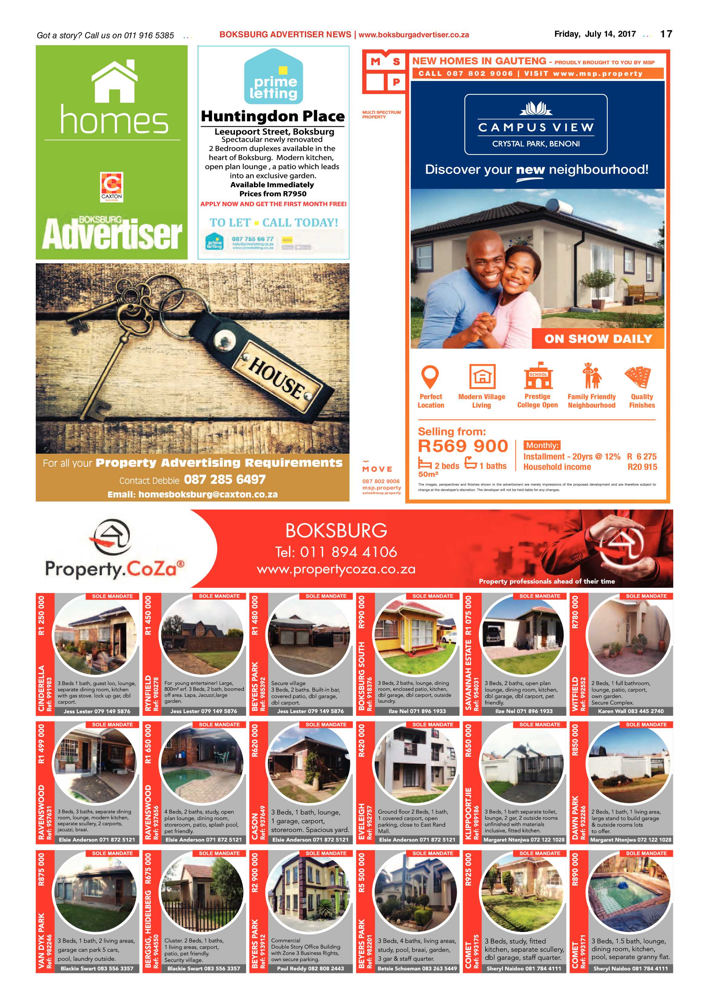 Boksburg Advertiser 11 July 2017 page 17