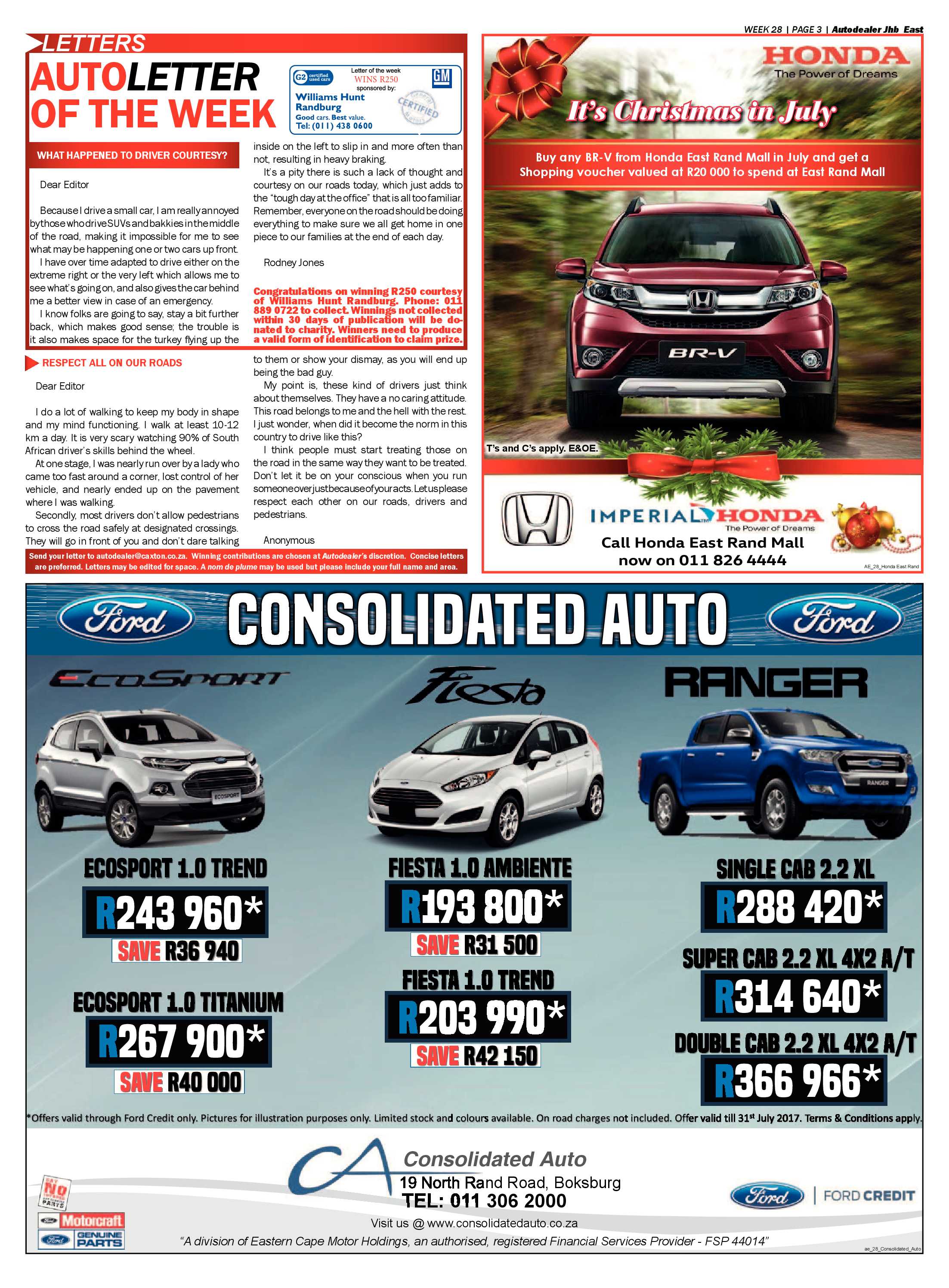 Boksburg Advertiser 11 July 2017 page 27