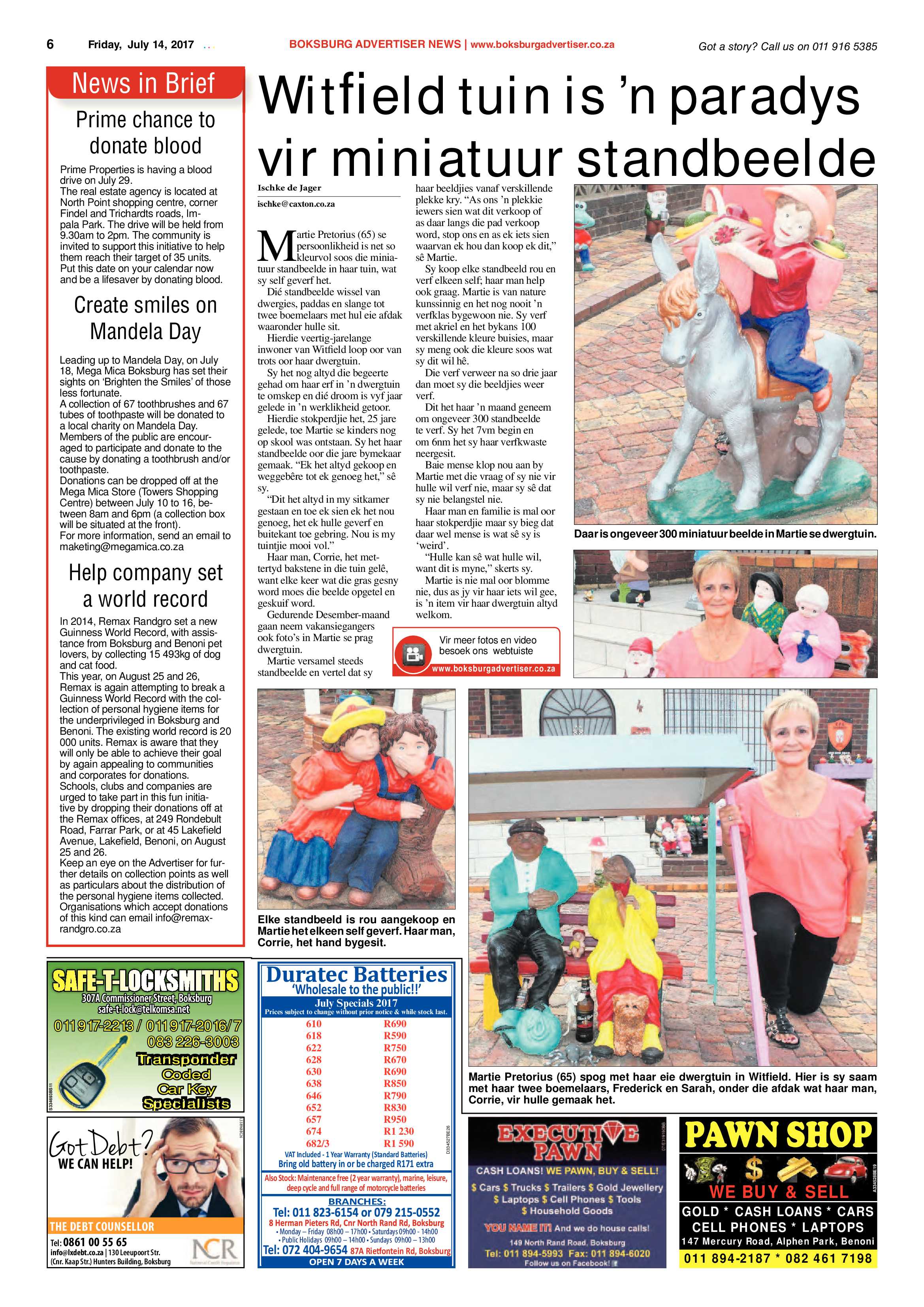 Boksburg Advertiser 11 July 2017 page 6