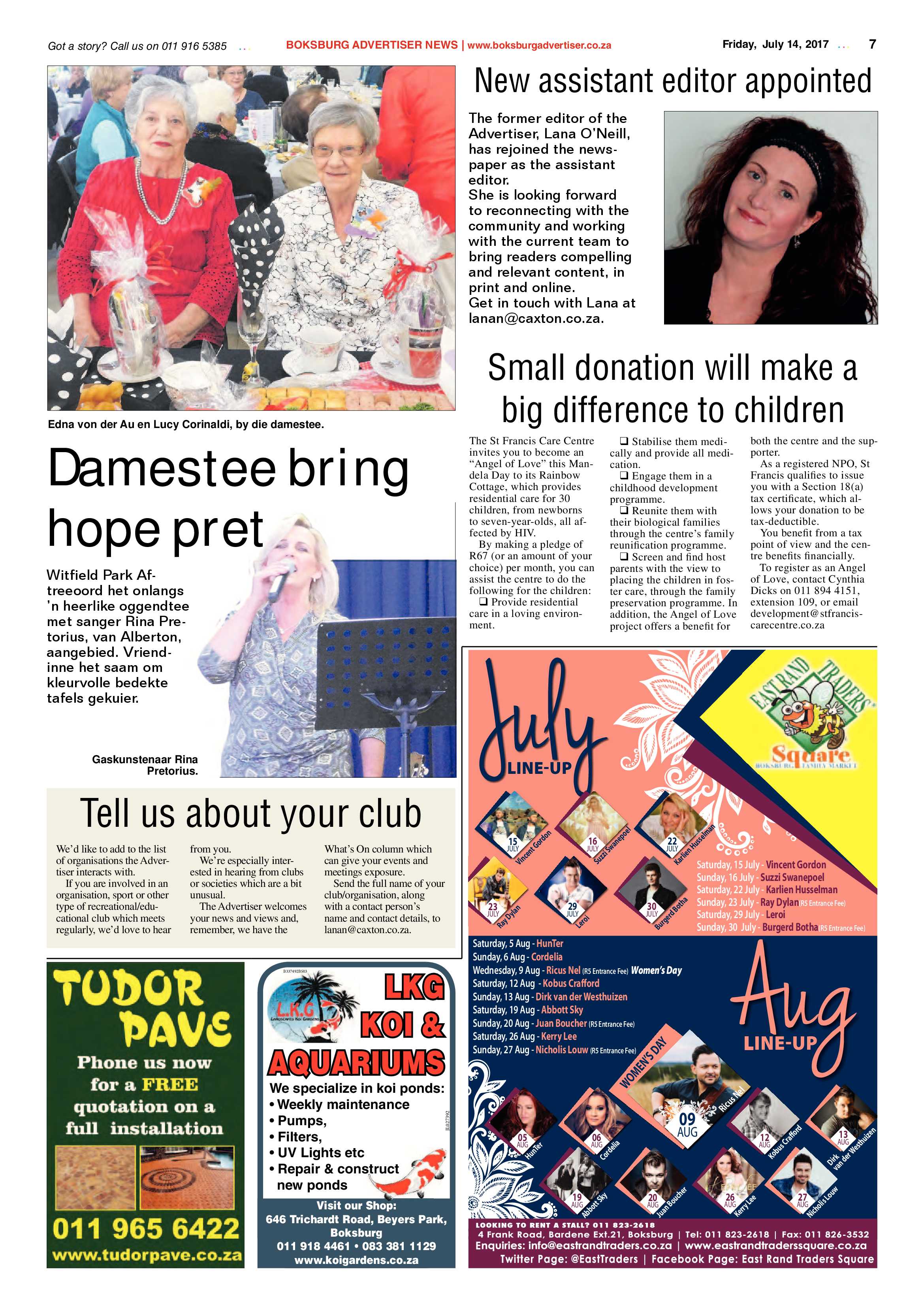 Boksburg Advertiser 11 July 2017 page 7