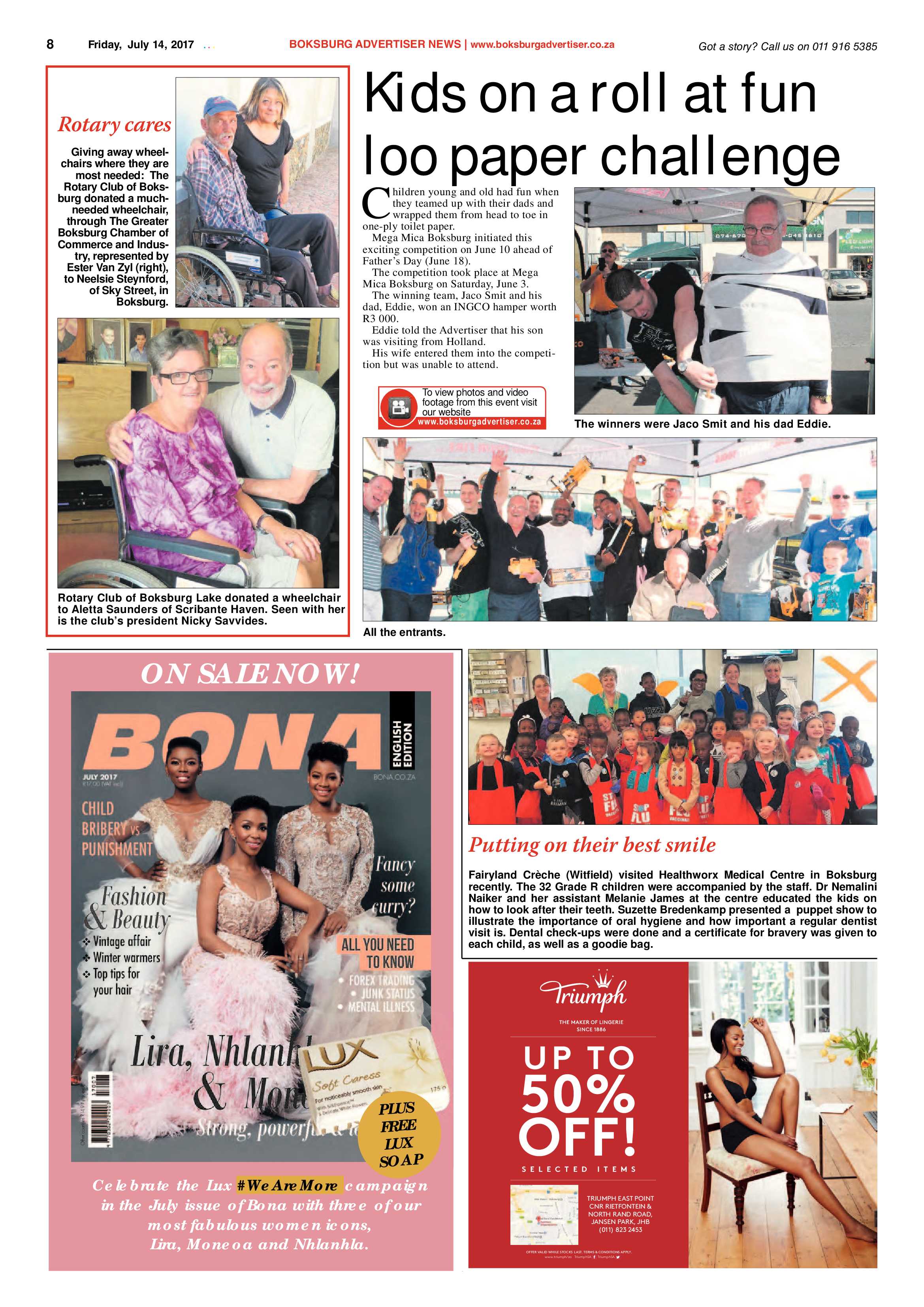 Boksburg Advertiser 11 July 2017 page 8