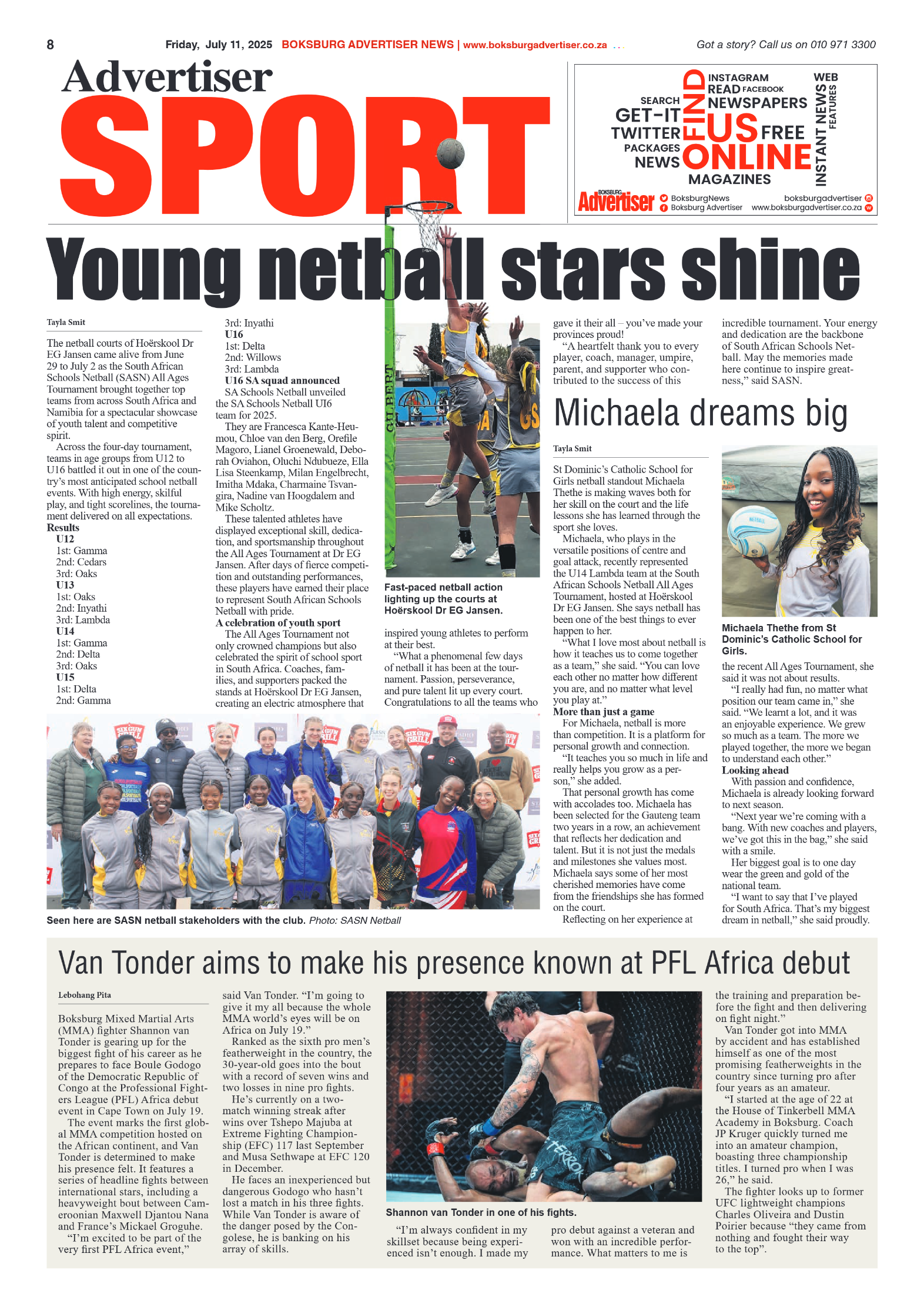 Boksburg Advertiser 11 July 2025 page 10