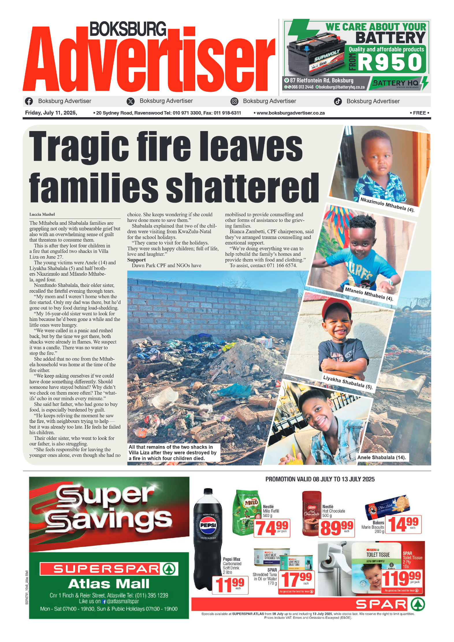 Boksburg Advertiser 11 July 2025 page 3