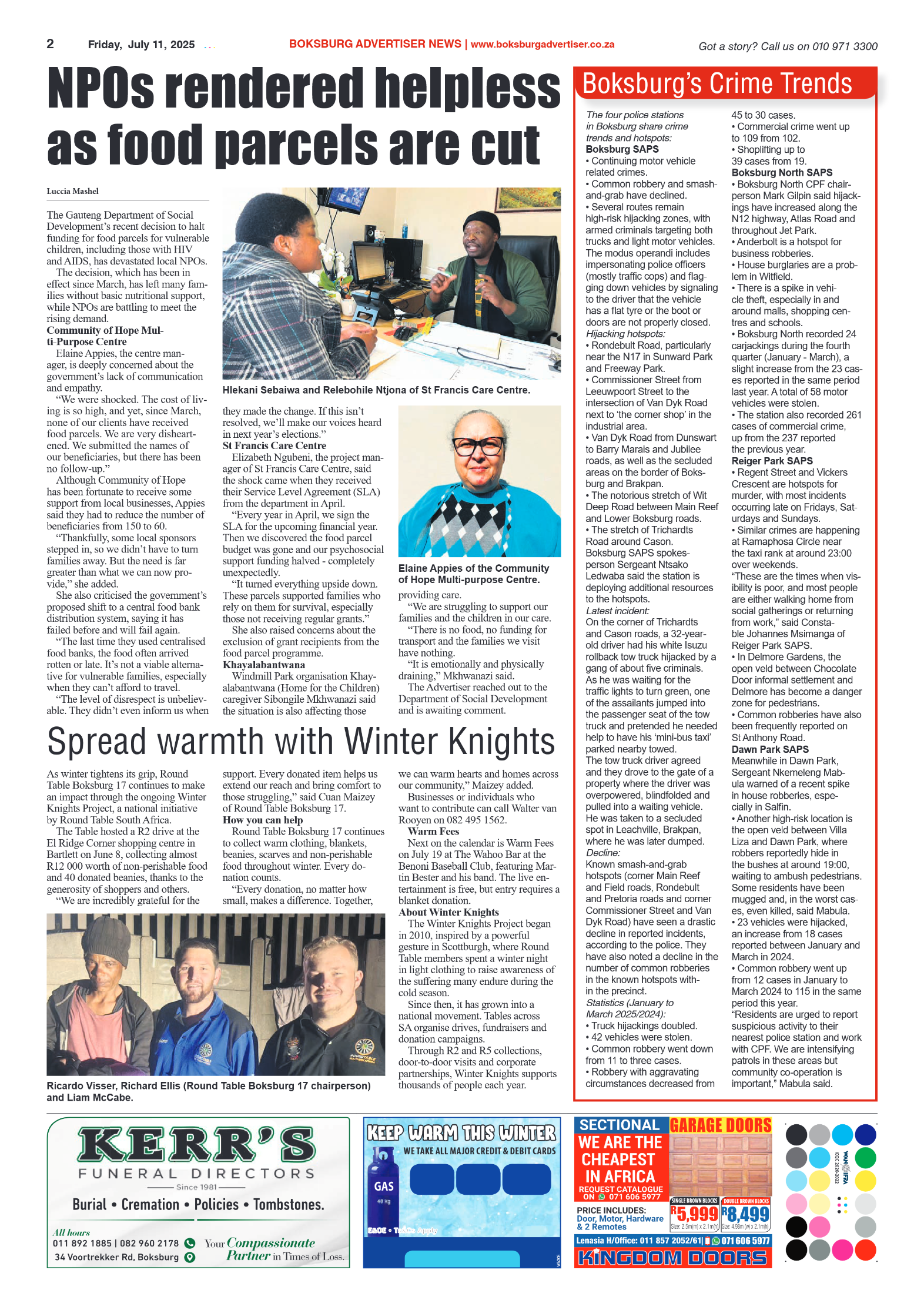 Boksburg Advertiser 11 July 2025 page 4