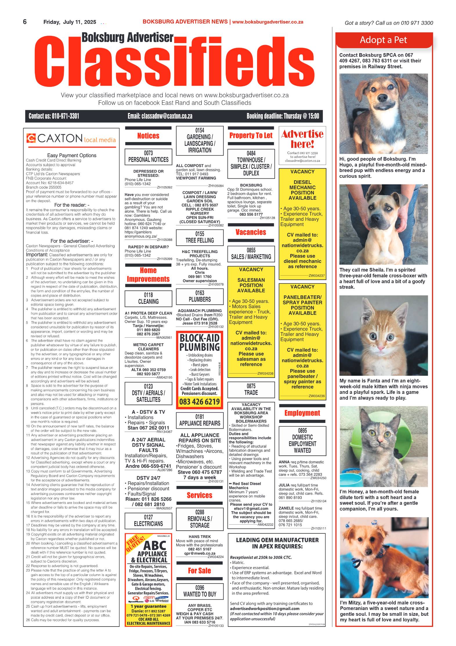 Boksburg Advertiser 11 July 2025 page 8