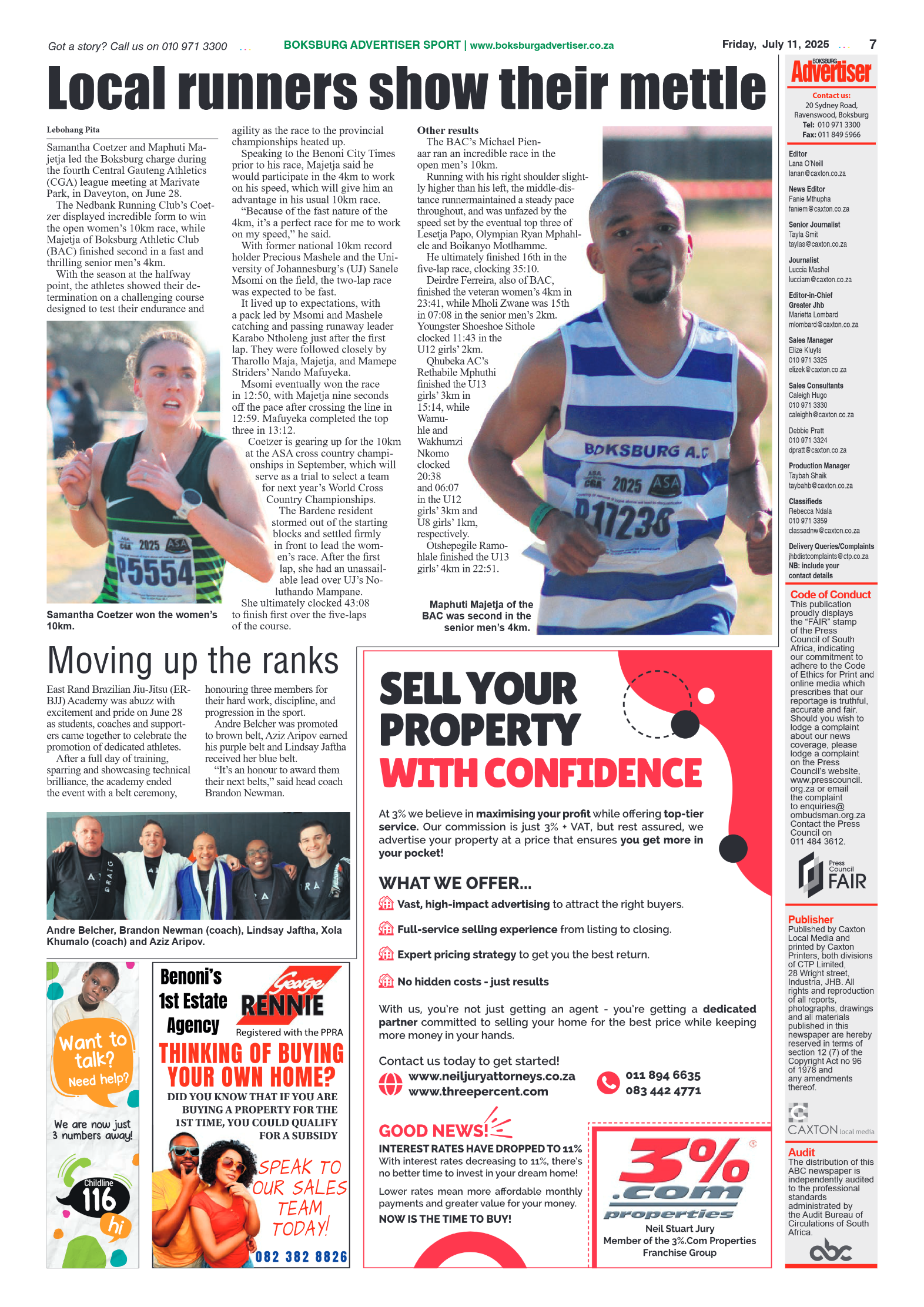 Boksburg Advertiser 11 July 2025 page 9