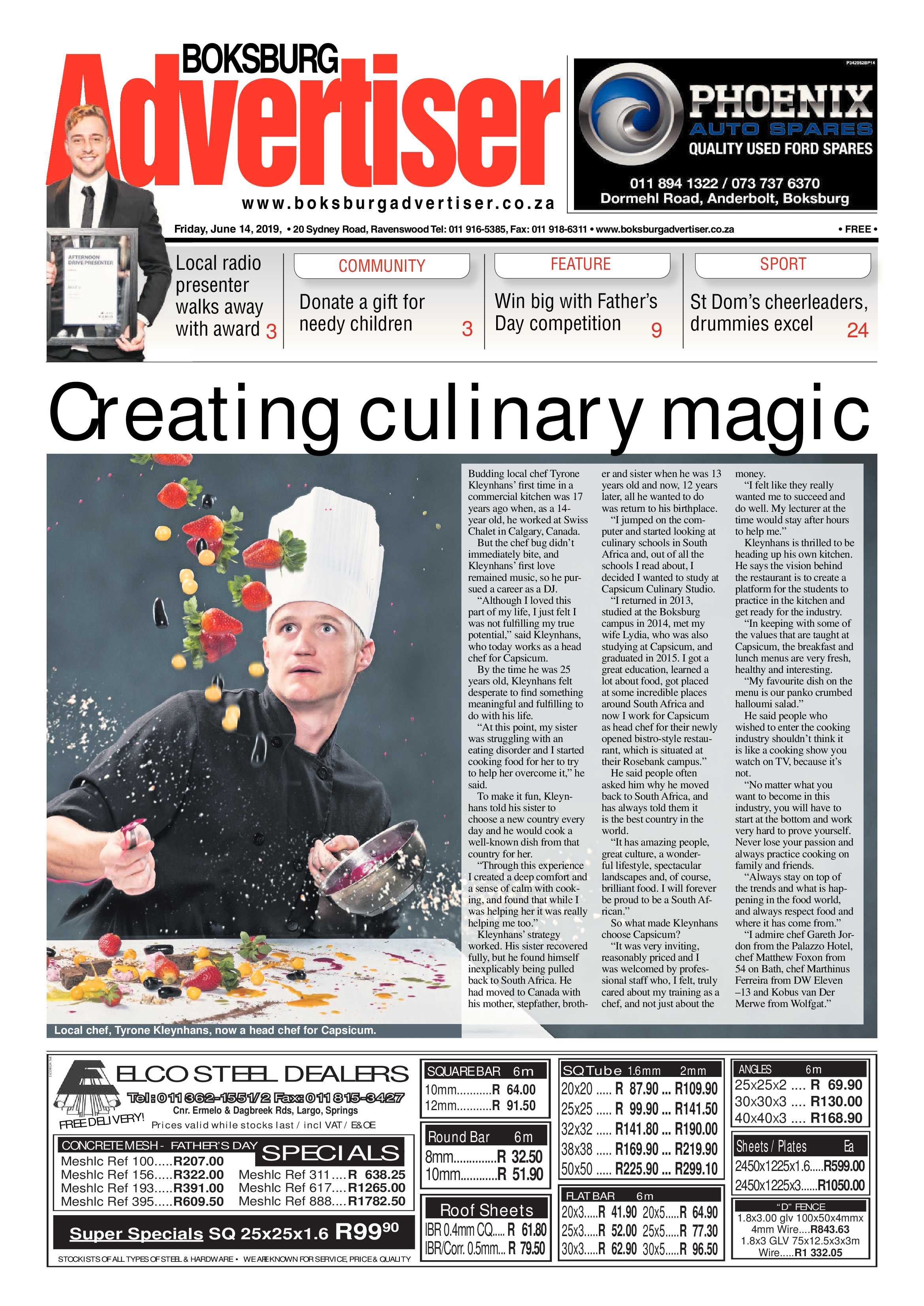 Boksburg Advertiser 11 June 2019 page 1