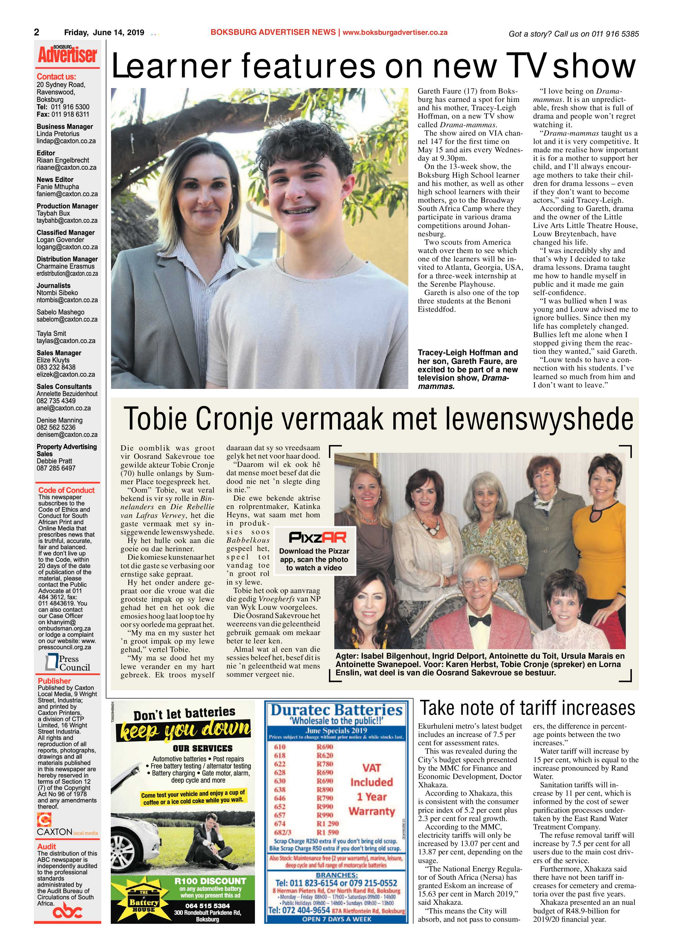 Boksburg Advertiser 11 June 2019 page 2