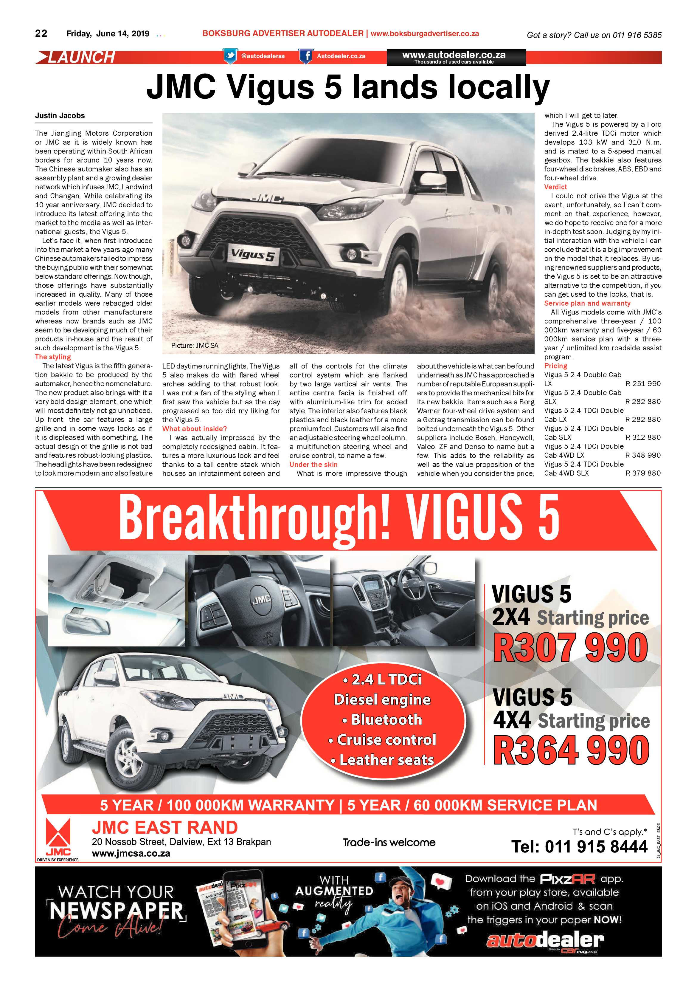 Boksburg Advertiser 11 June 2019 page 22
