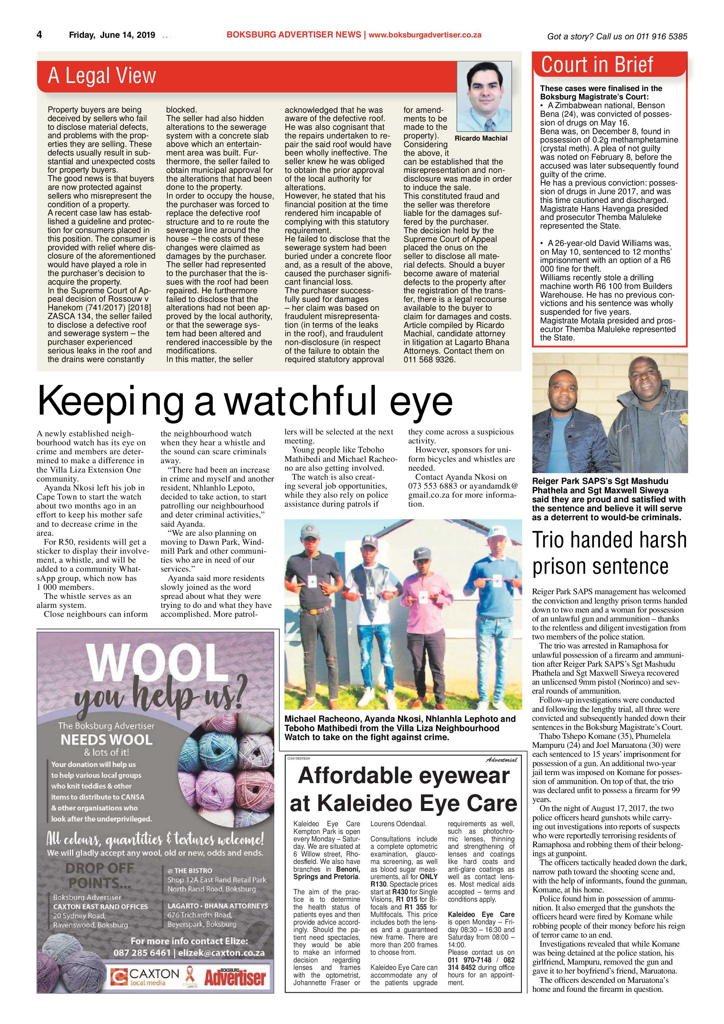 Boksburg Advertiser 11 June 2019 page 4