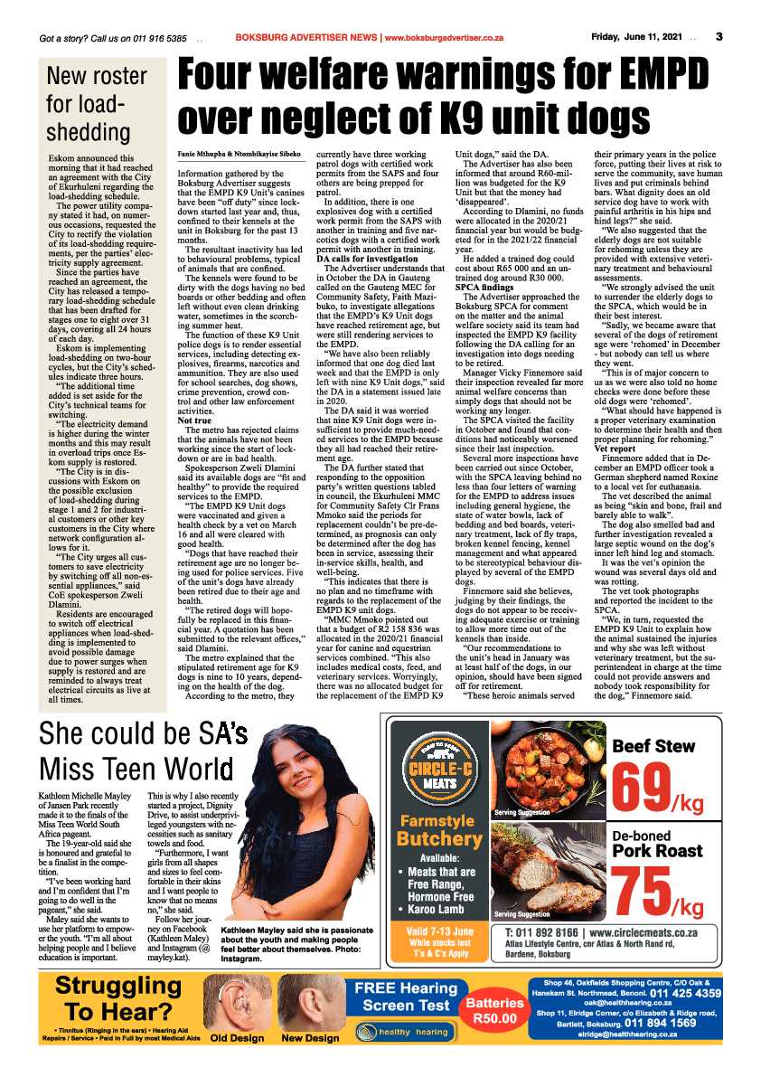 Boksburg Advertiser 11 June 2021 page 3