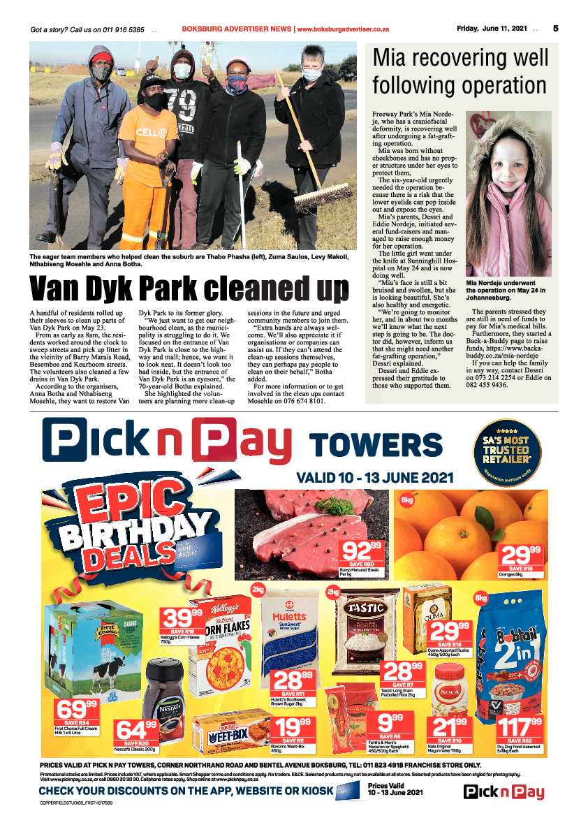 Boksburg Advertiser 11 June 2021 page 5