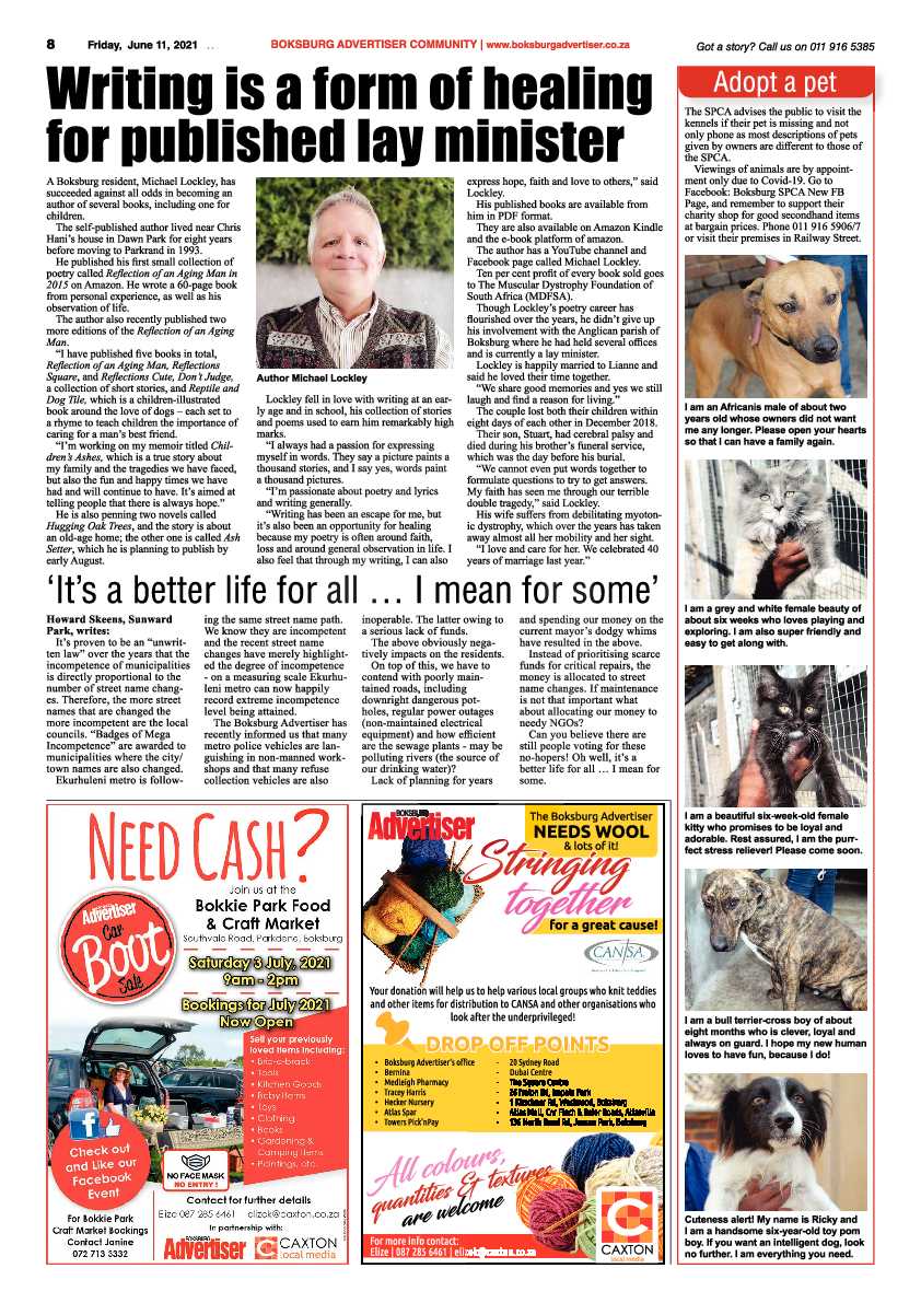 Boksburg Advertiser 11 June 2021 page 8