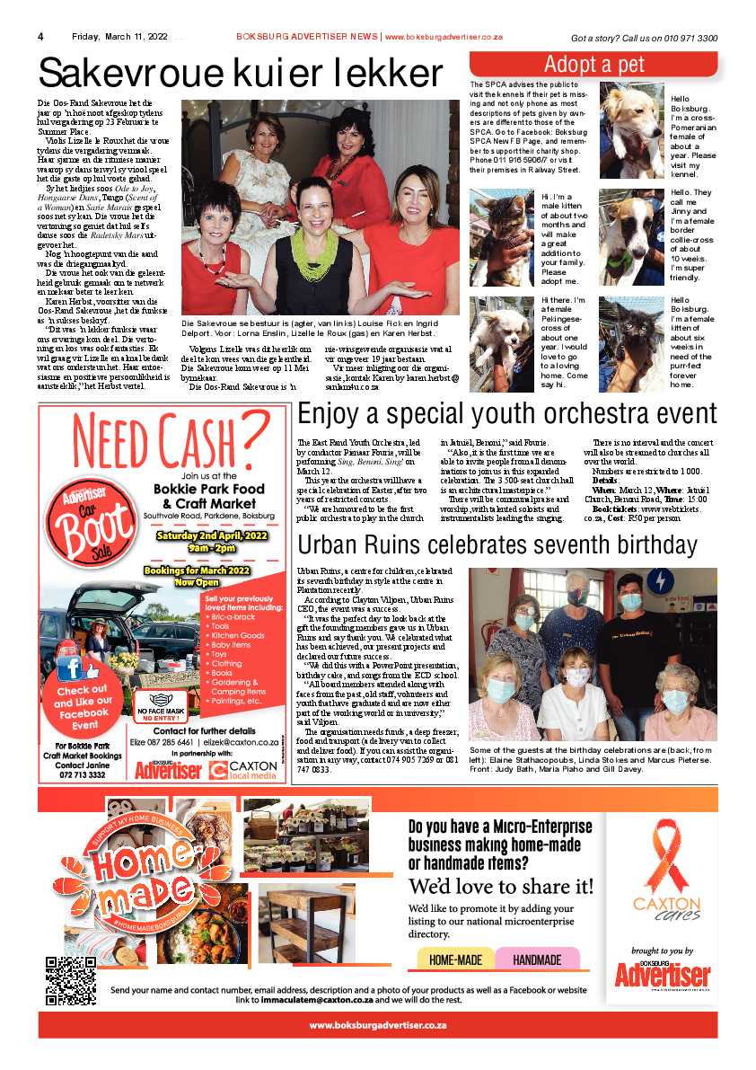 Boksburg Advertiser 11 March 2022 page 4