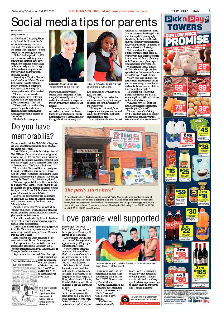 Boksburg Advertiser 11 March 2022 page 5
