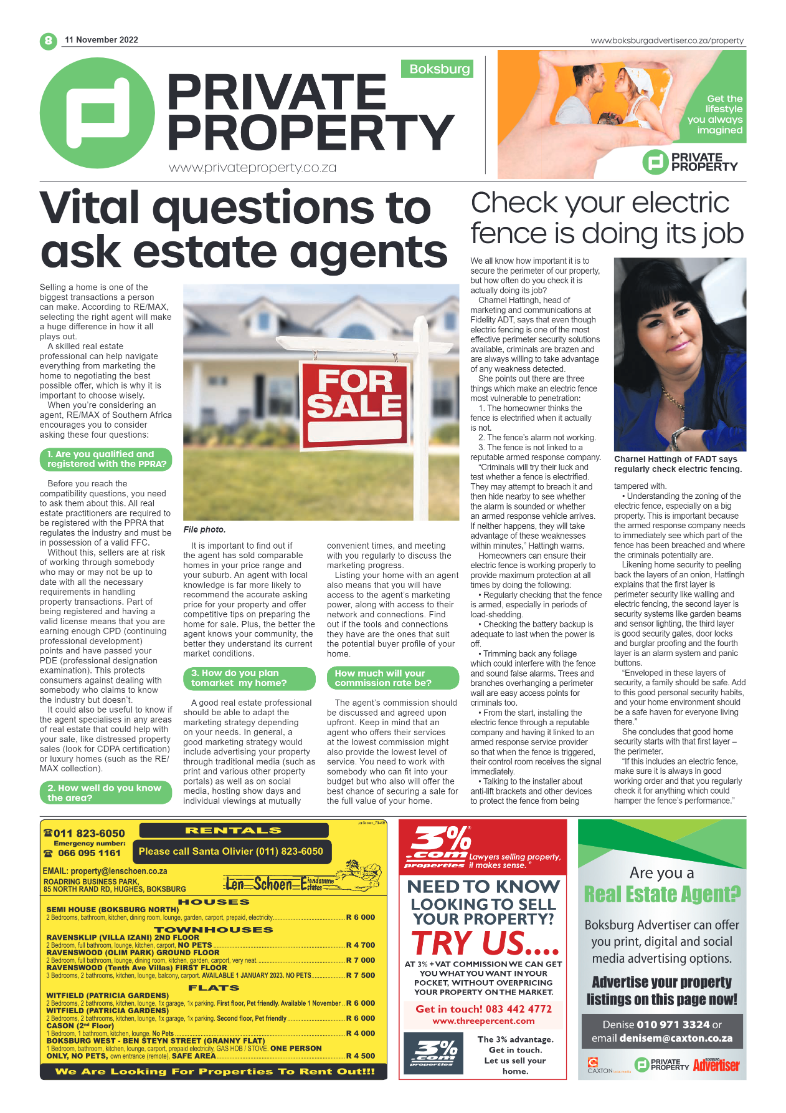 Boksburg Advertiser 11 Nov 2022 page 8