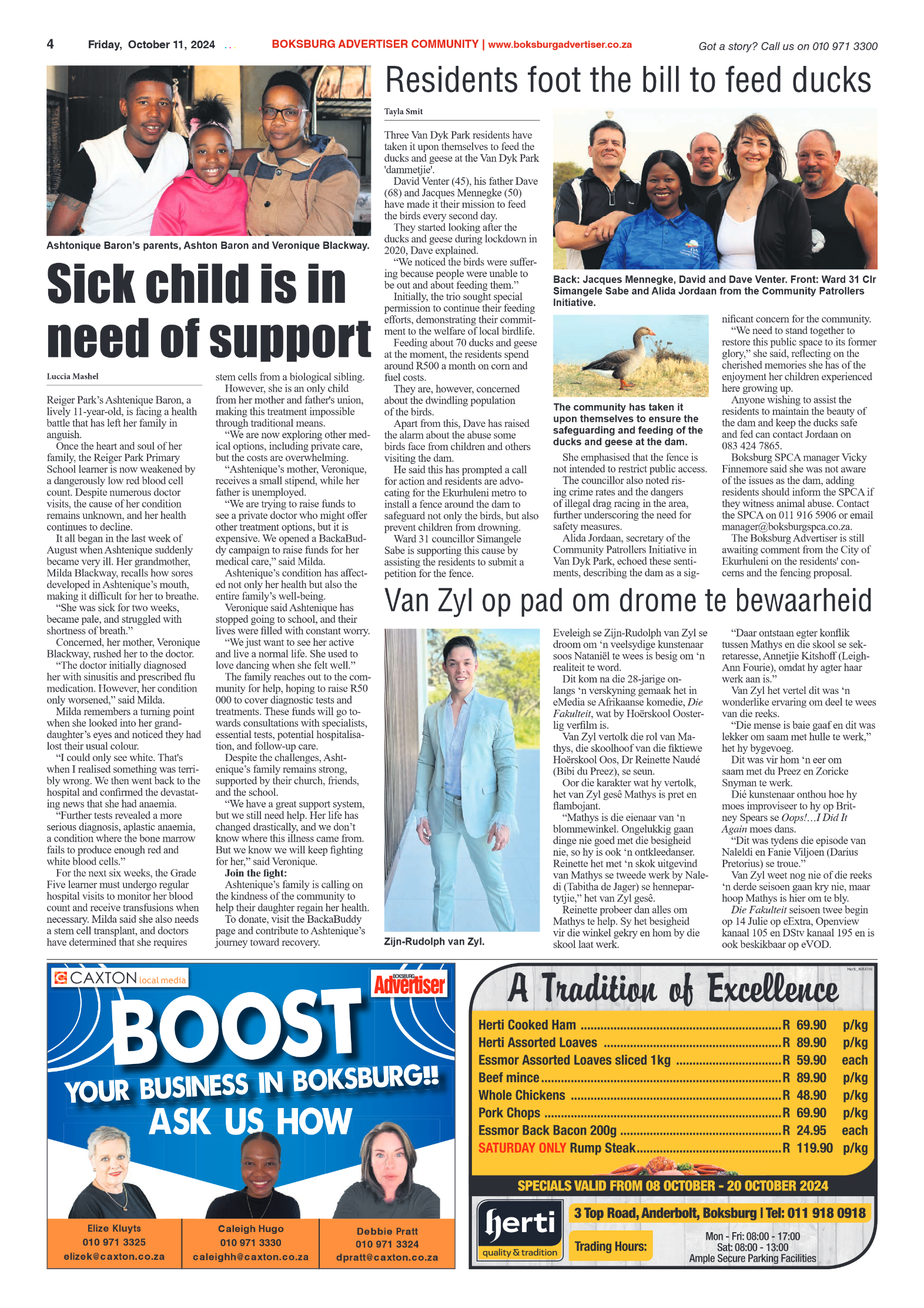 Boksburg Advertiser 11 October 2024 page 4