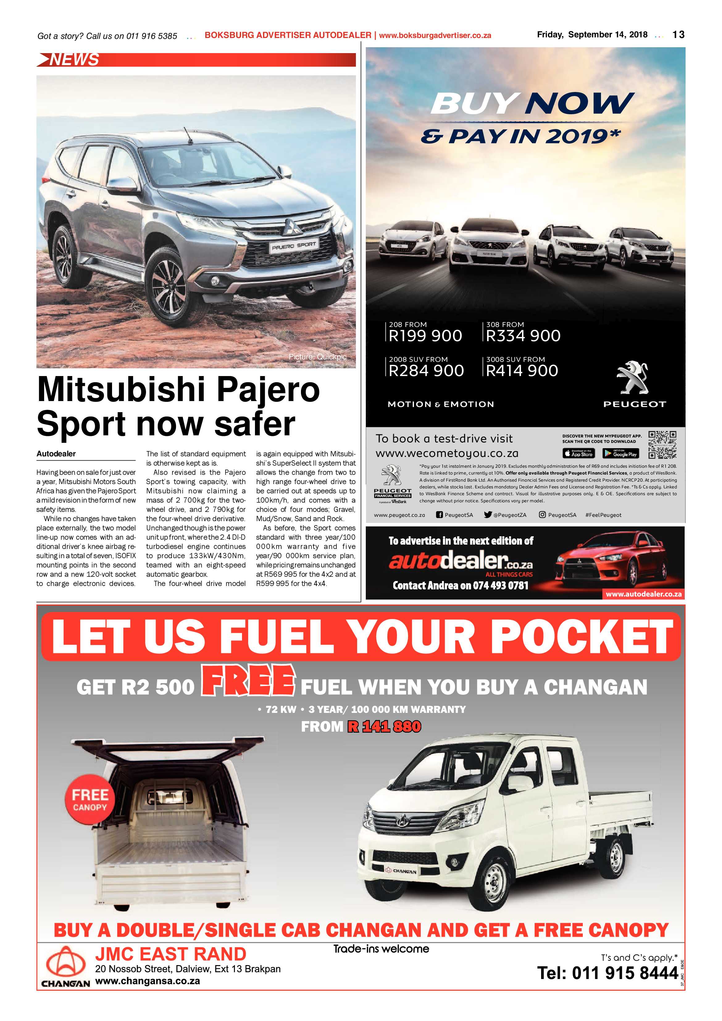 Boksburg Advertiser 11 September 2018 page 13