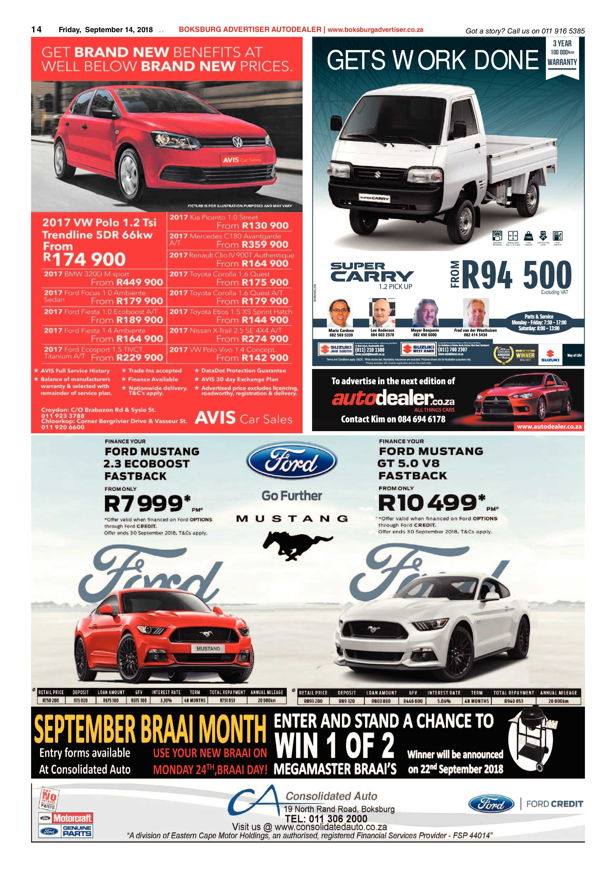 Boksburg Advertiser 11 September 2018 page 14