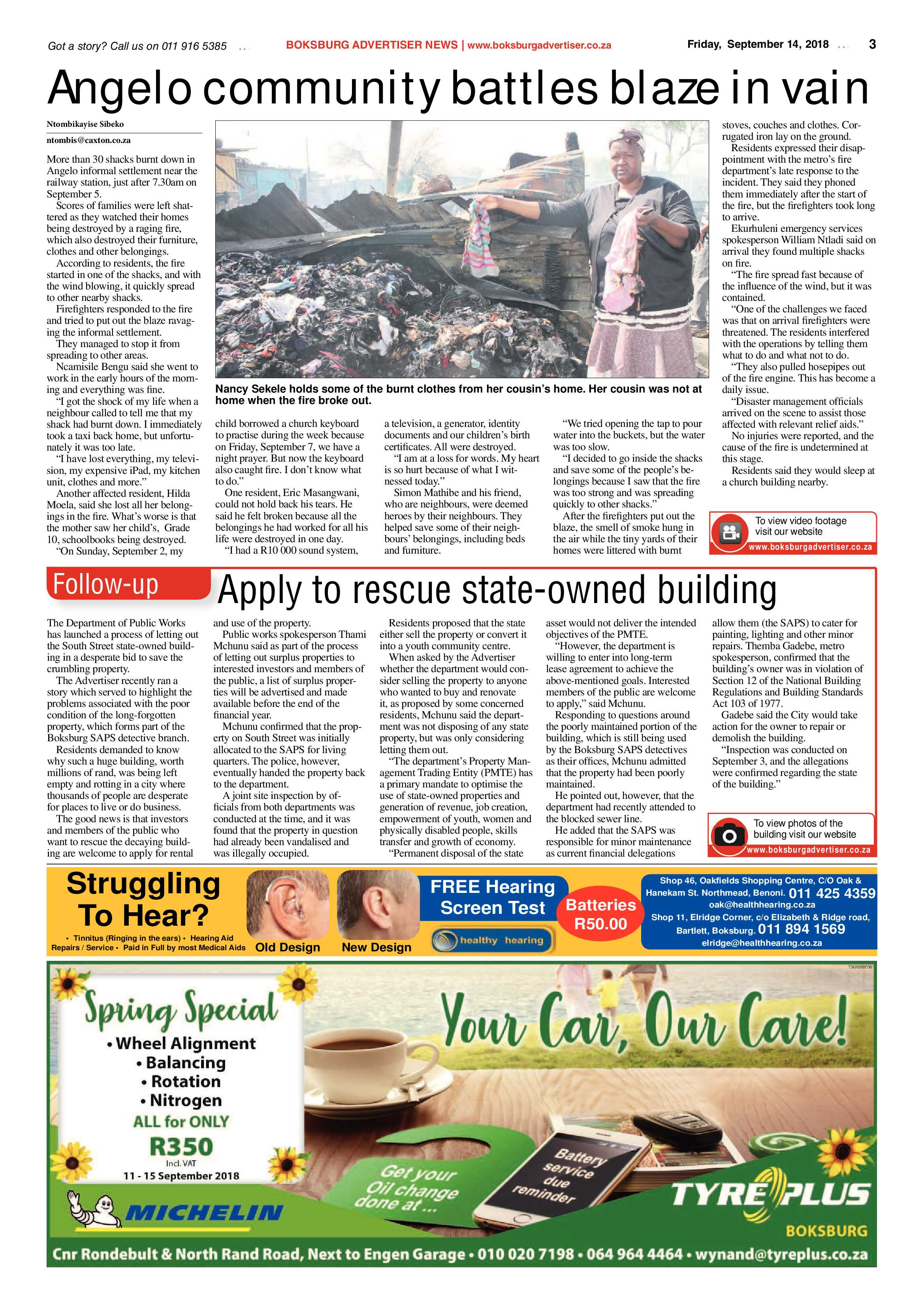 Boksburg Advertiser 11 September 2018 page 3