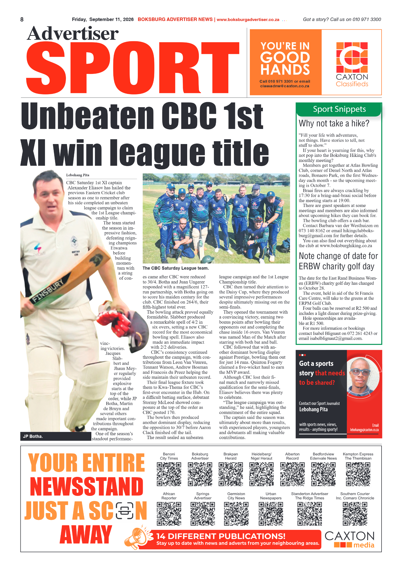 Boksburg Advertiser 11 September 2026 page 10