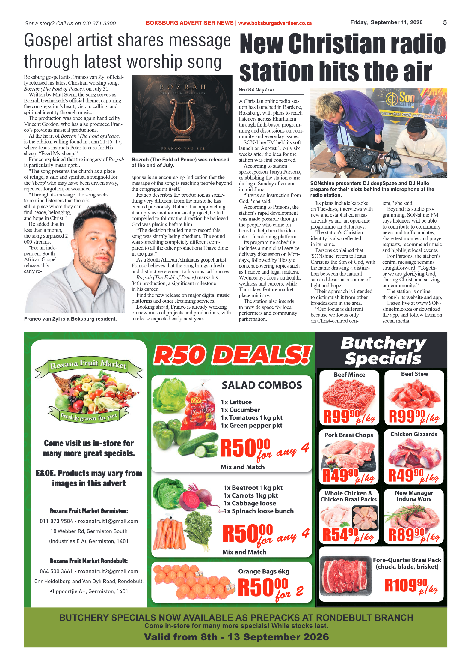 Boksburg Advertiser 11 September 2026 page 7